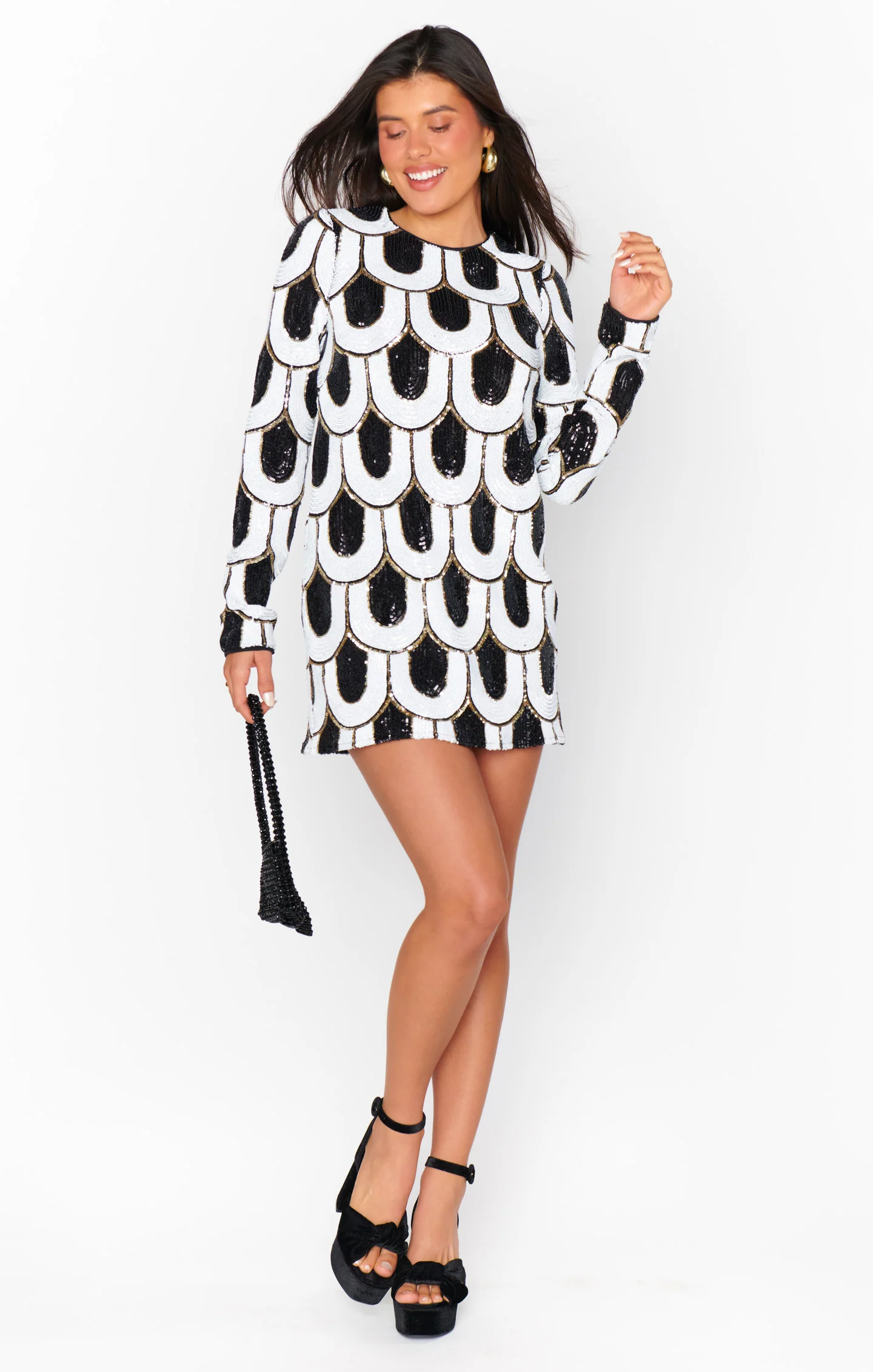 Maddison Mini Dress ~ Art Deco Sequins - Image 7