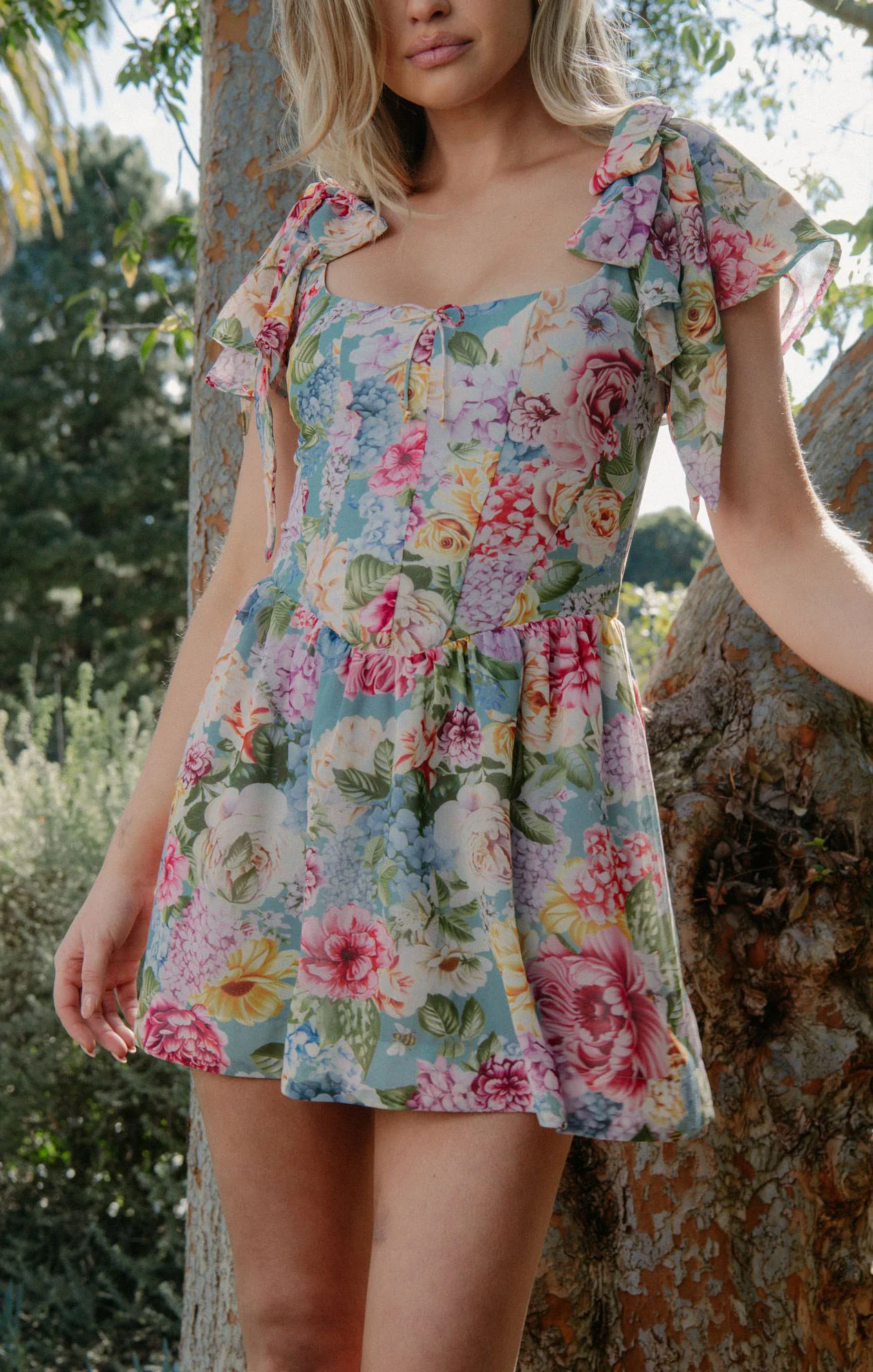 Mandy Mini Dress ~ English Garden - Image 2