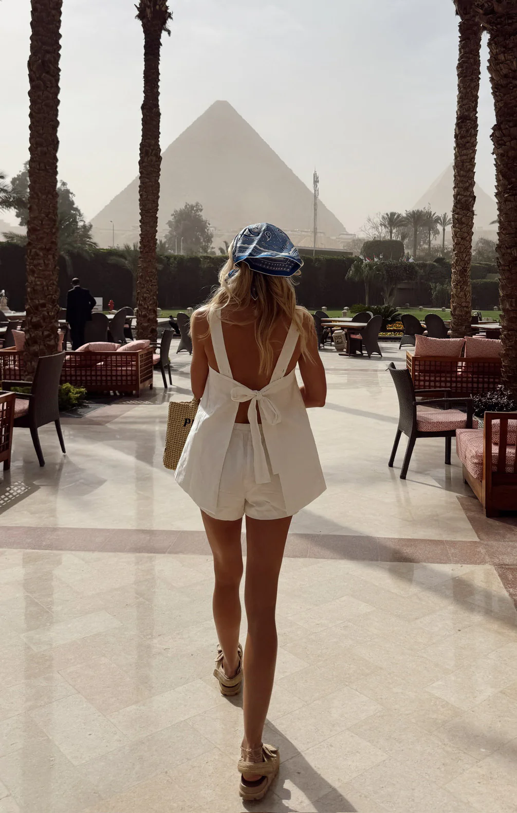 Maren Shorts ~ White Linen - Image 2