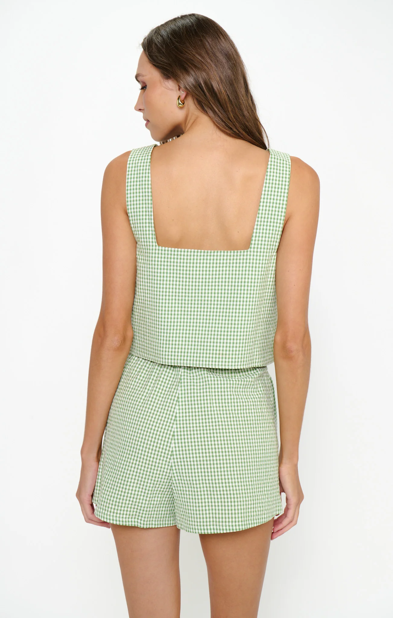 Maren Top ~ Field Green Gingham - Image 5