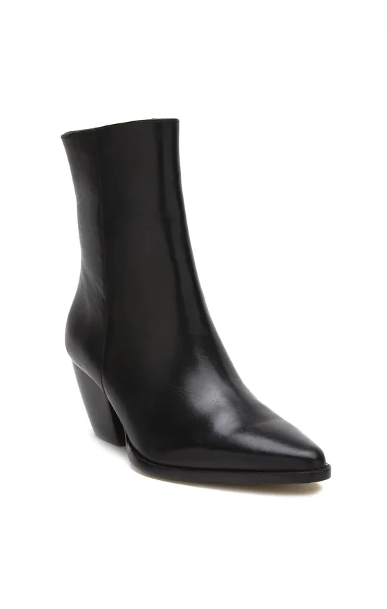 Matisse Caty Bootie ~ Black Leather - Image 2