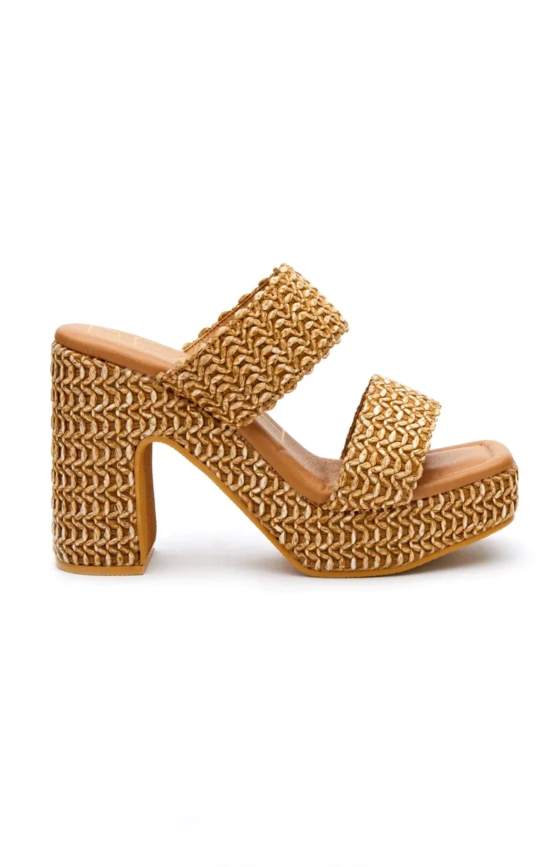 Matisse Gem Platform Heel ~ Cognac - Image 3