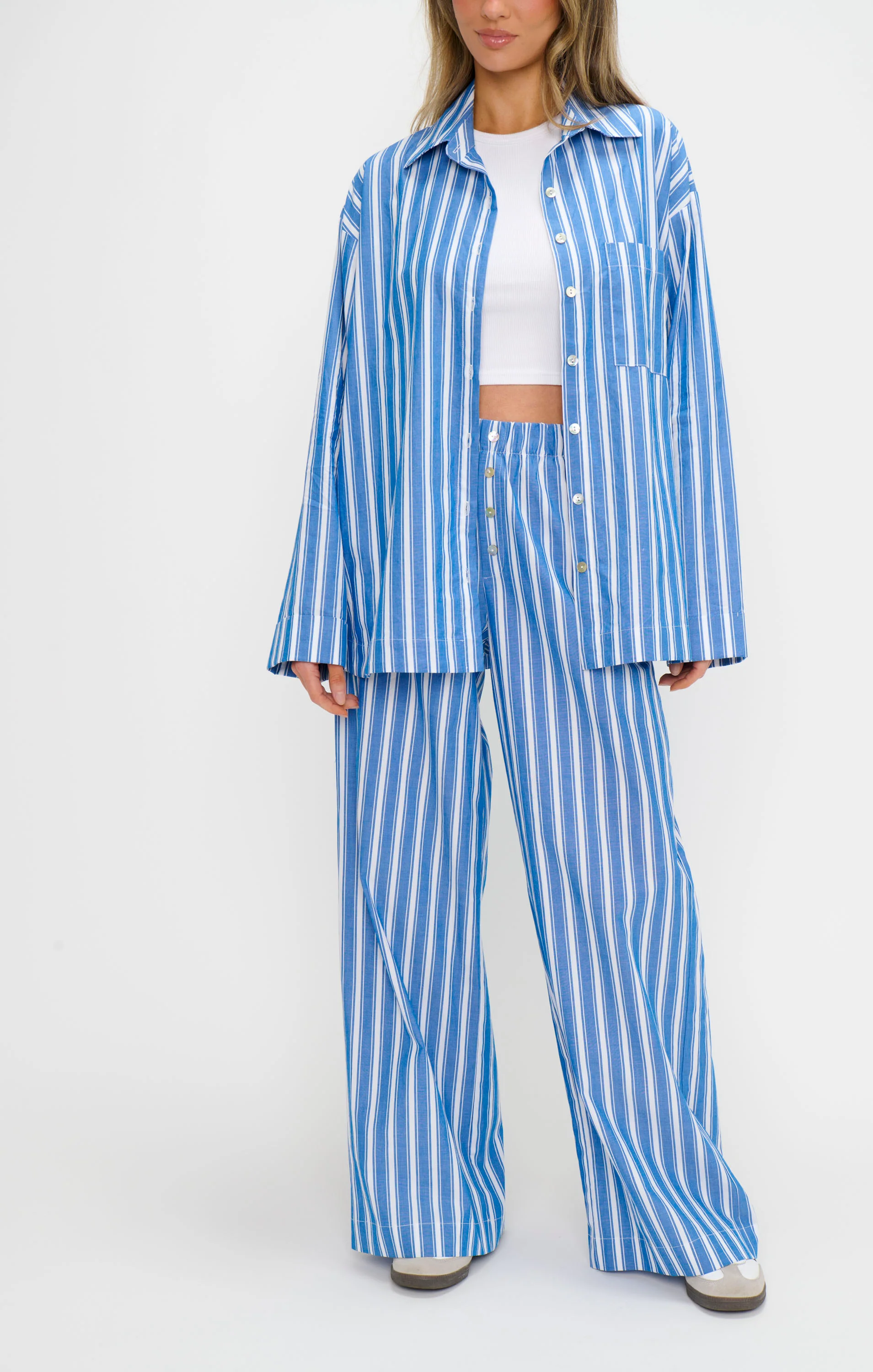 Max Boxer Pants ~ Coastal Blue Stripe - Image 5