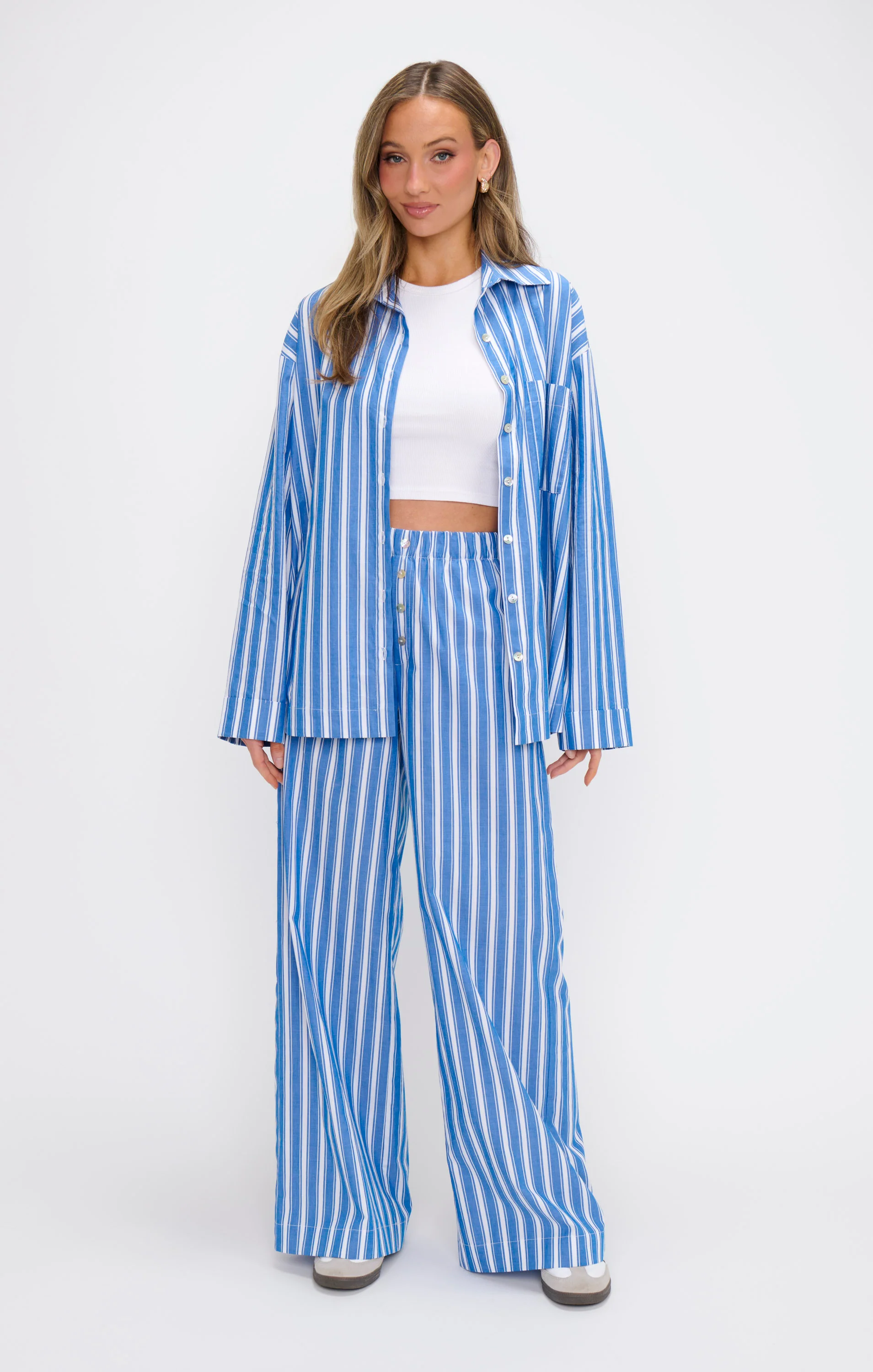 Max Boxer Pants ~ Coastal Blue Stripe - Image 6