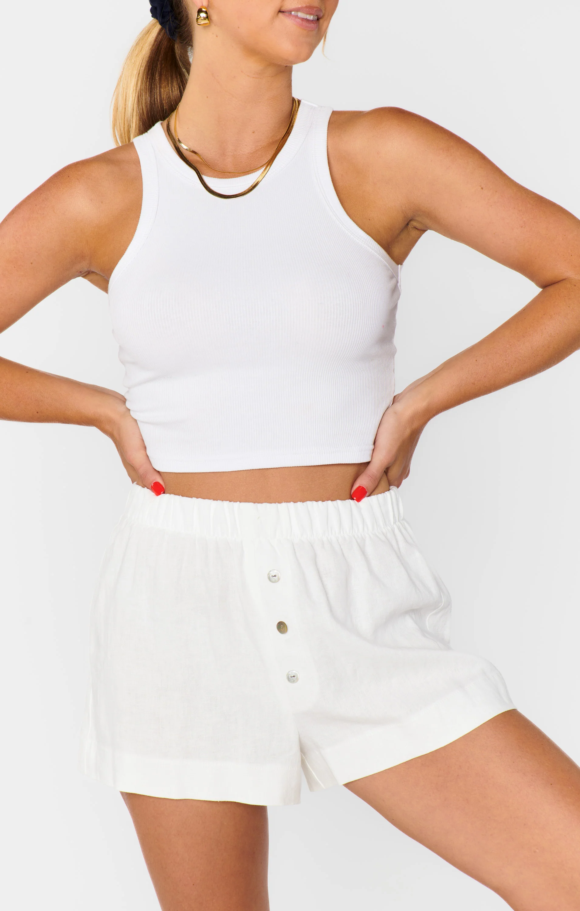 Max Boxer Shorts ~ White Linen - Image 6