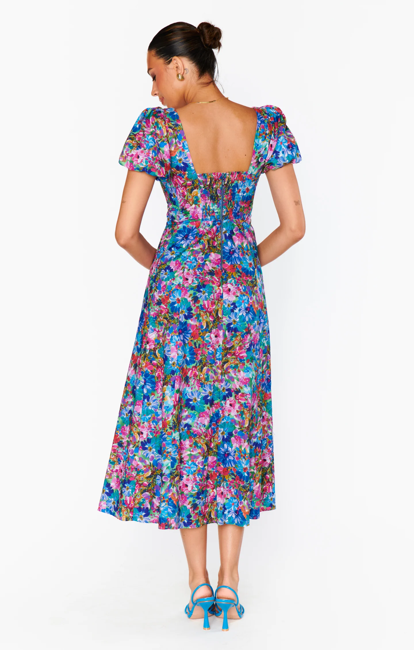 Mia Midi Dress ~ Painterly Meadows - Image 5