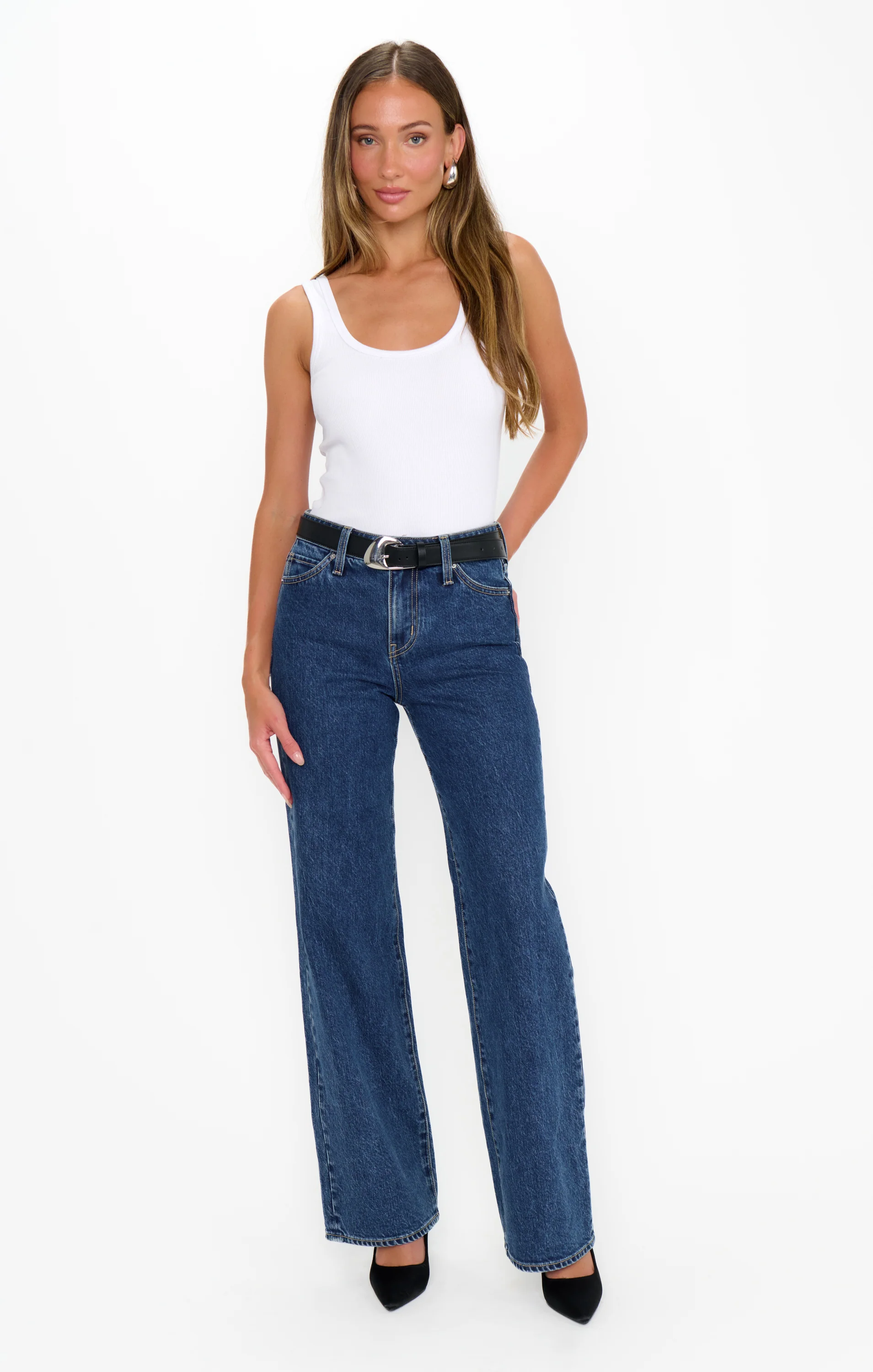 Midland Wideleg Jeans ~ Deep Well Indigo - Image 7