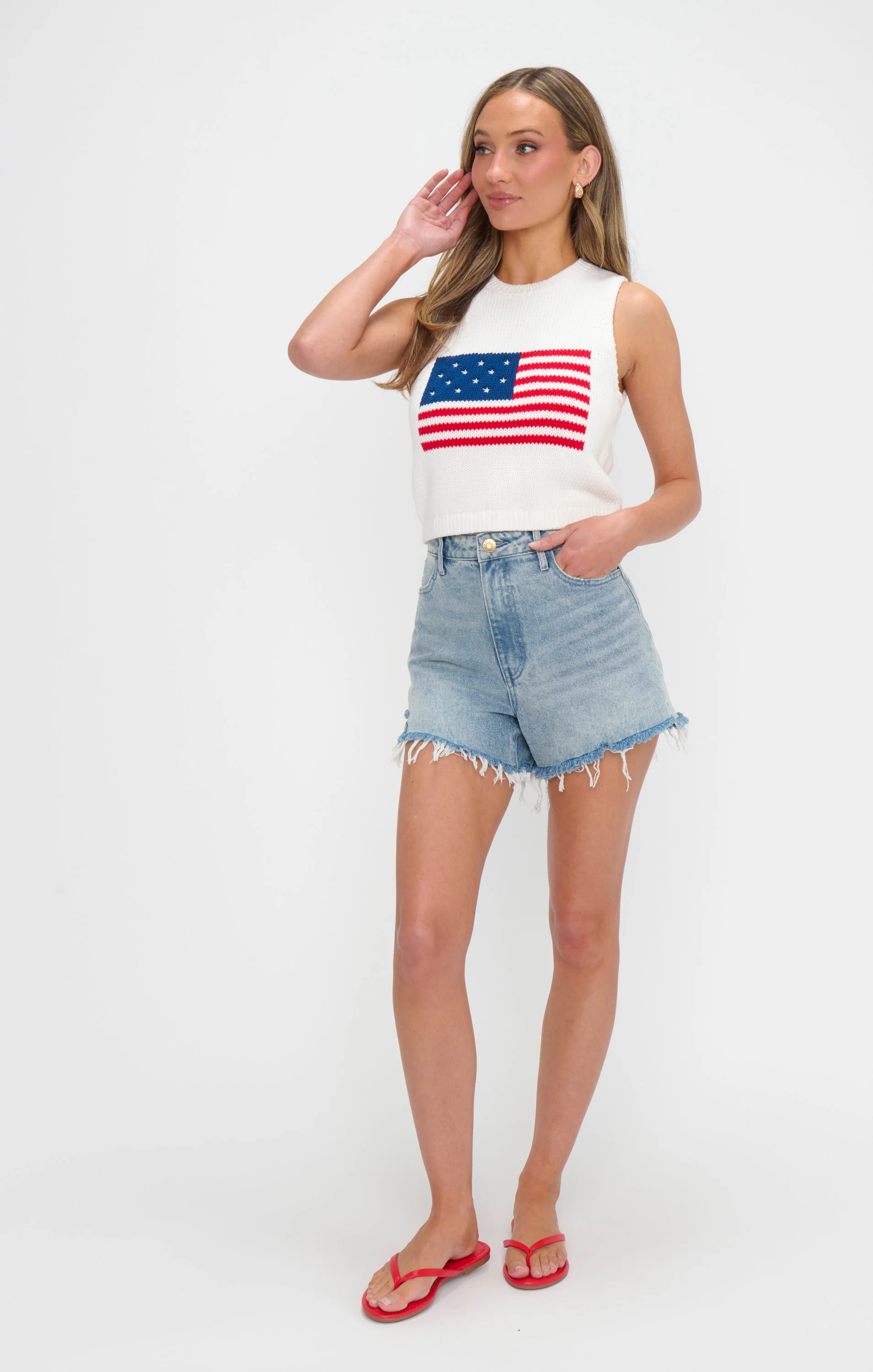 Milo Tank ~ Flag Knit - Image 5