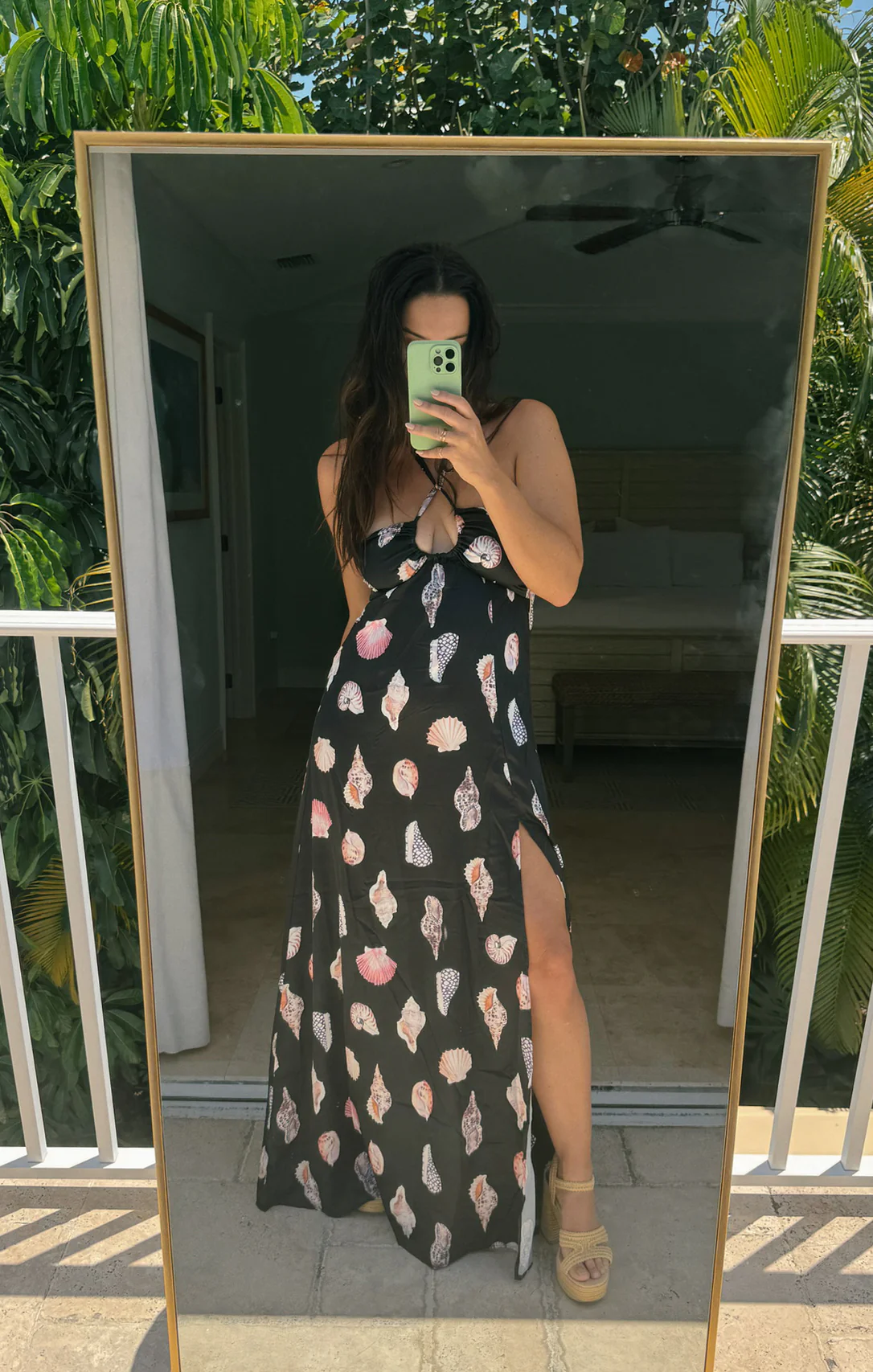 Milos Maxi Dress ~ Black Shell Luxe Satin - Image 9
