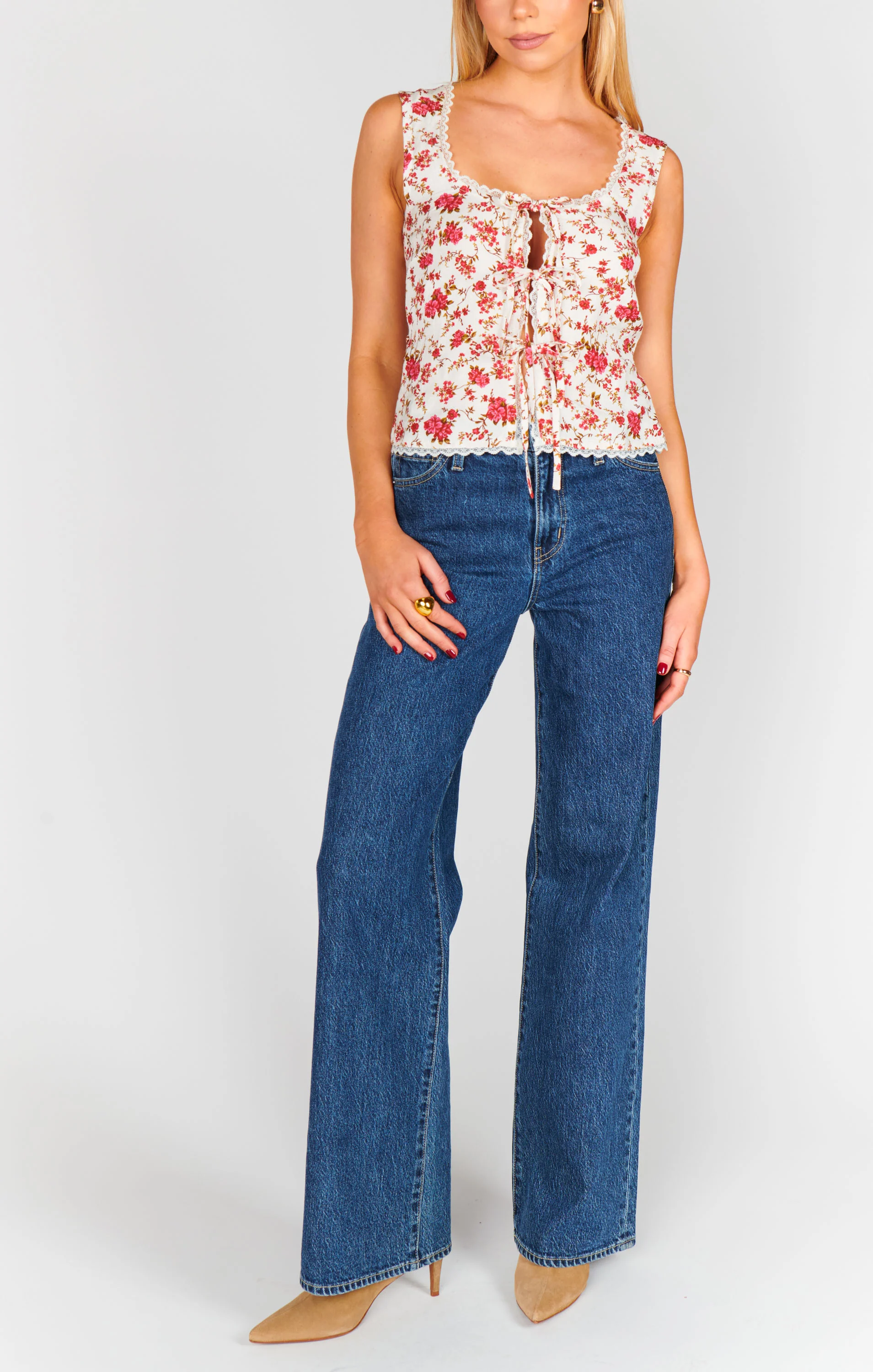 Mimi Top ~ Southern Roses - Image 4