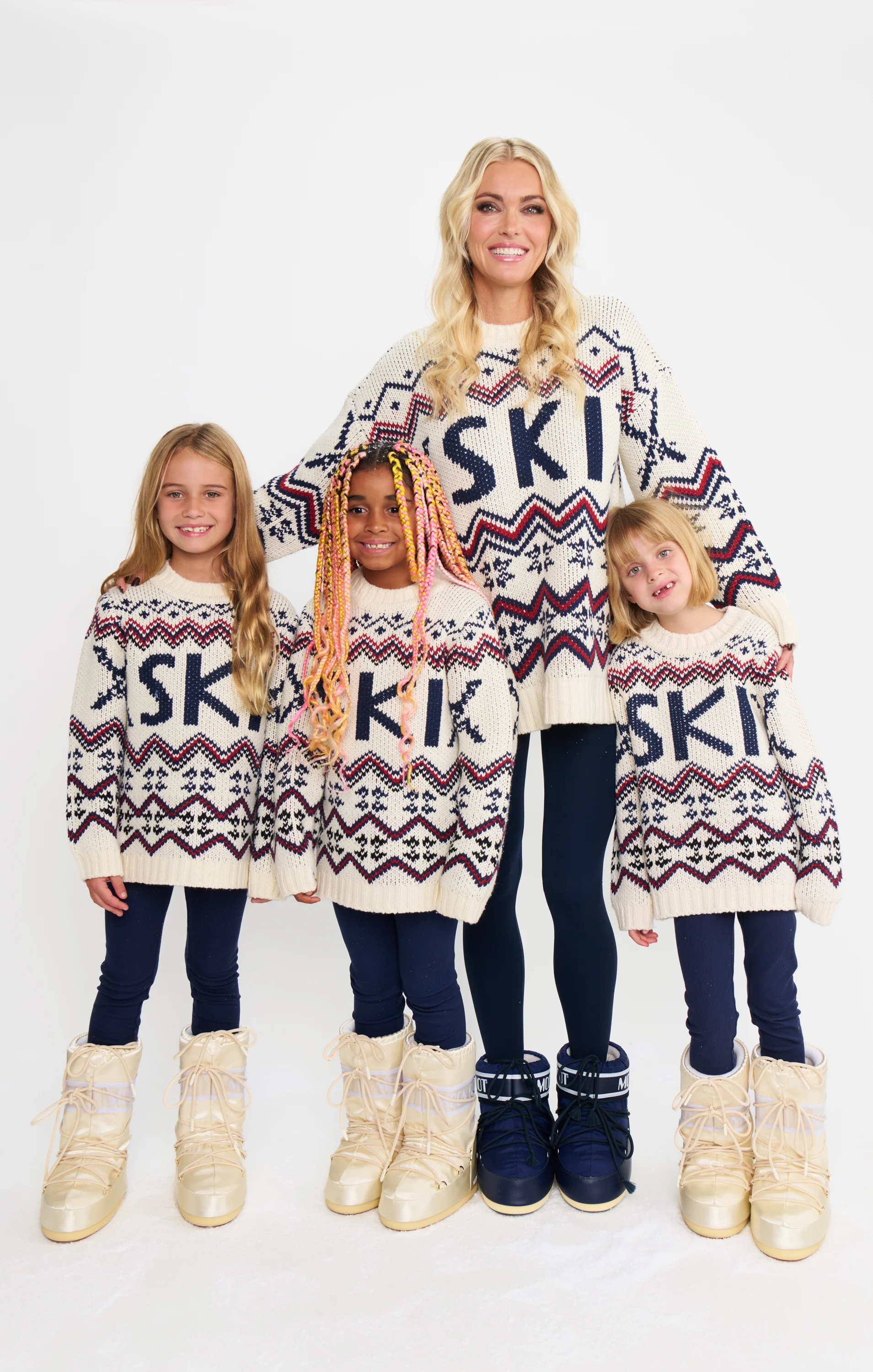 Mini Ski In Sweater ~ Cream Ski Knit - Image 5