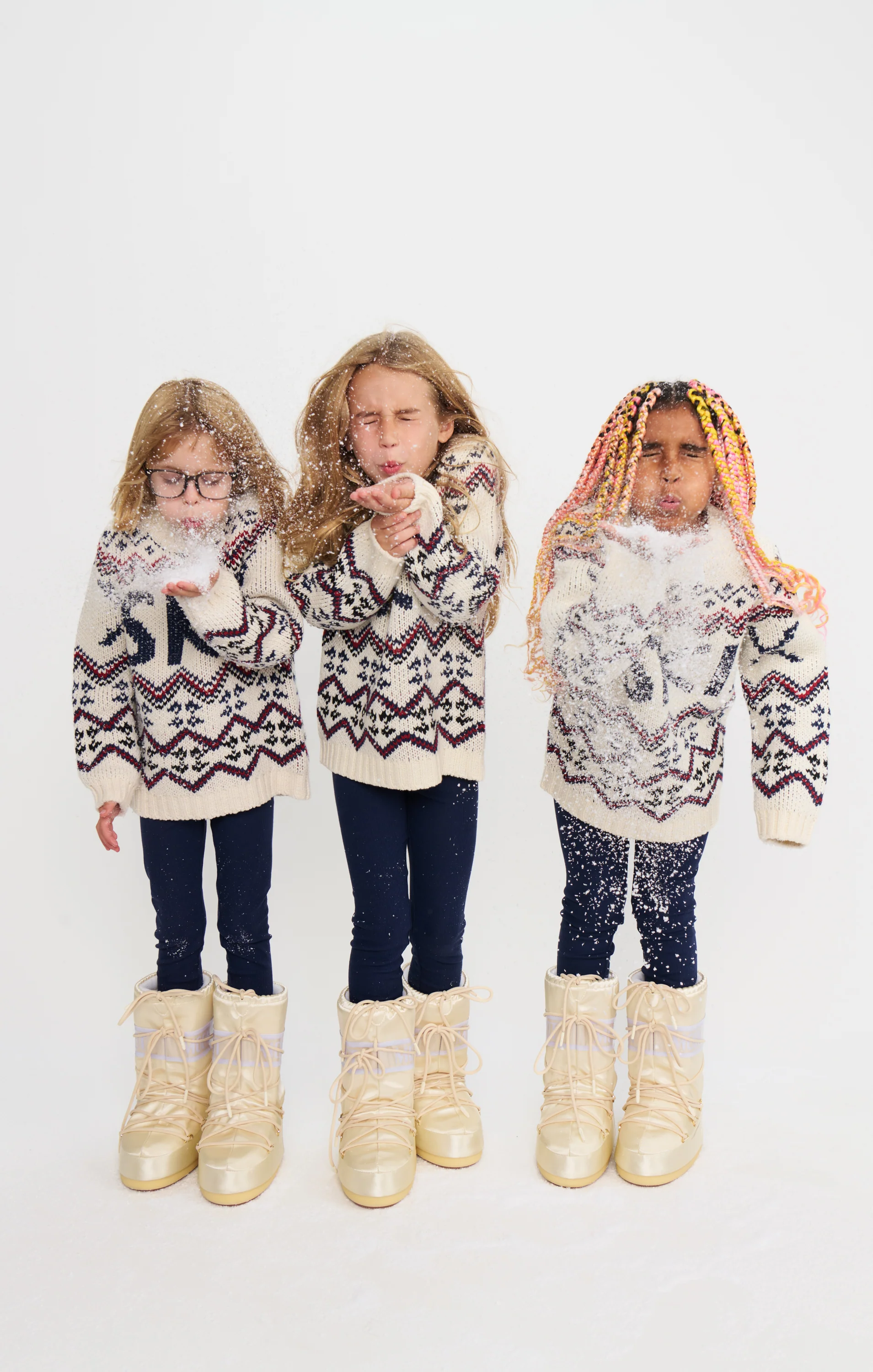 Mini Ski In Sweater ~ Cream Ski Knit - Image 7