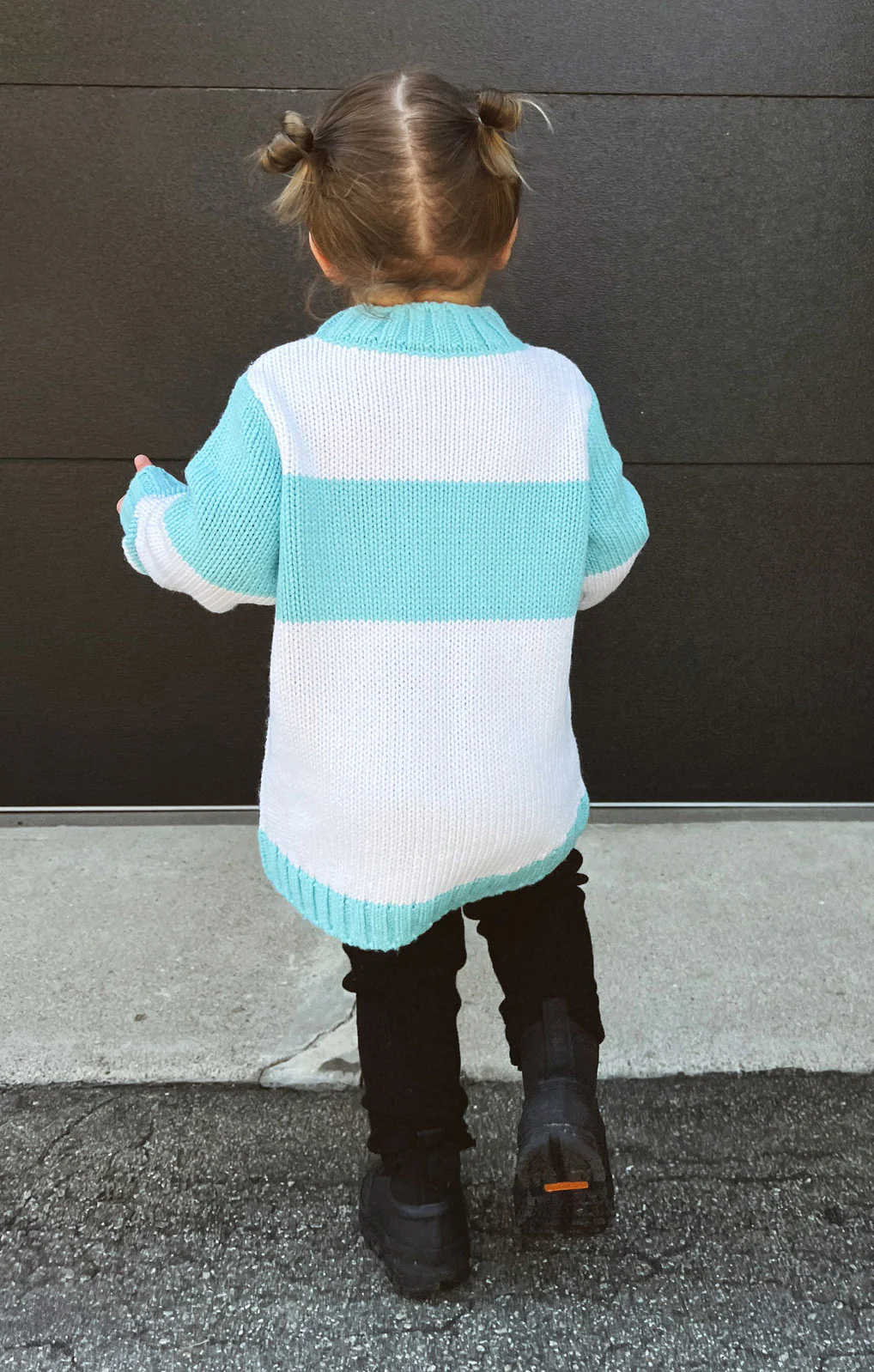 Mini Ski In Sweater ~ Powder Blue Ski Knit - Image 5