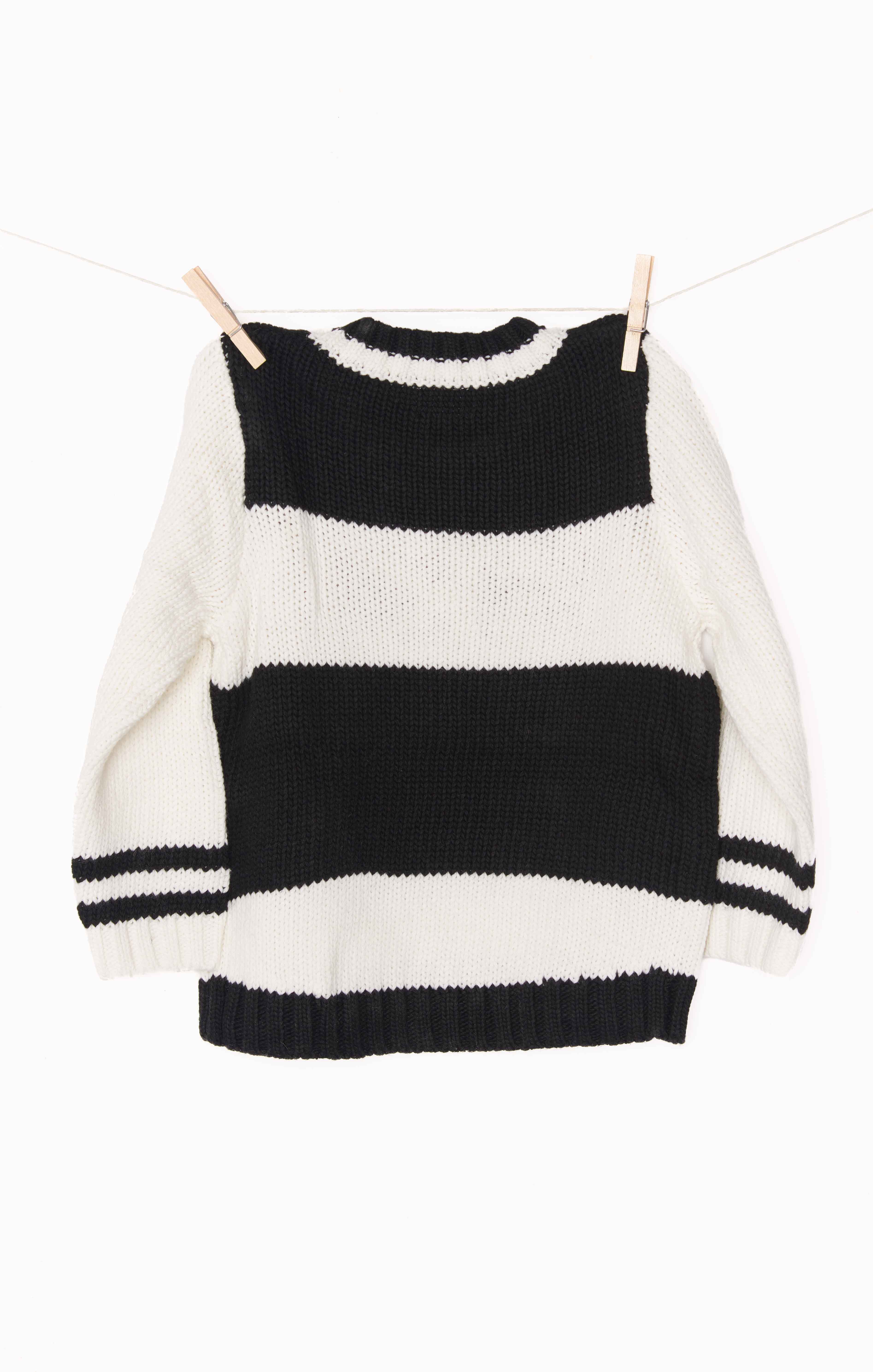 Mini Ski In Sweater ~ Ski Knit Black - Image 6