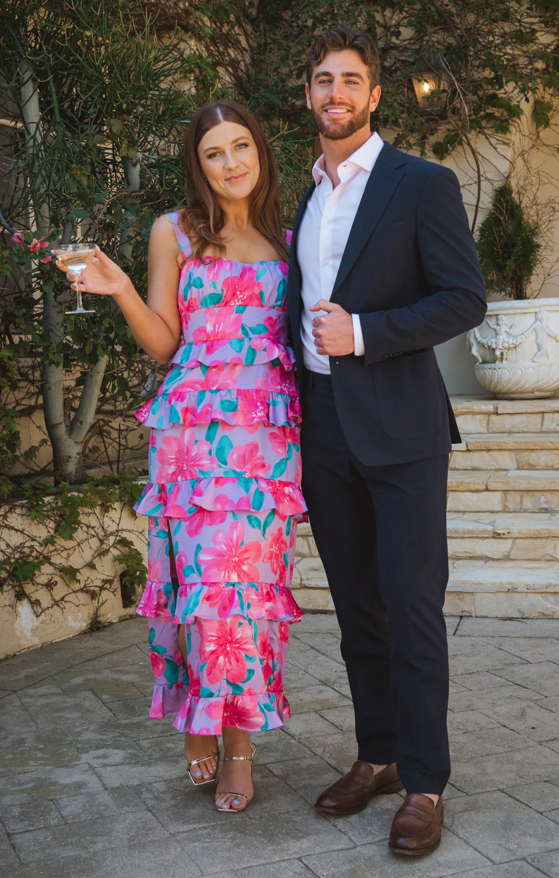Monique Midi Dress ~ Garden Party Purple - Image 2