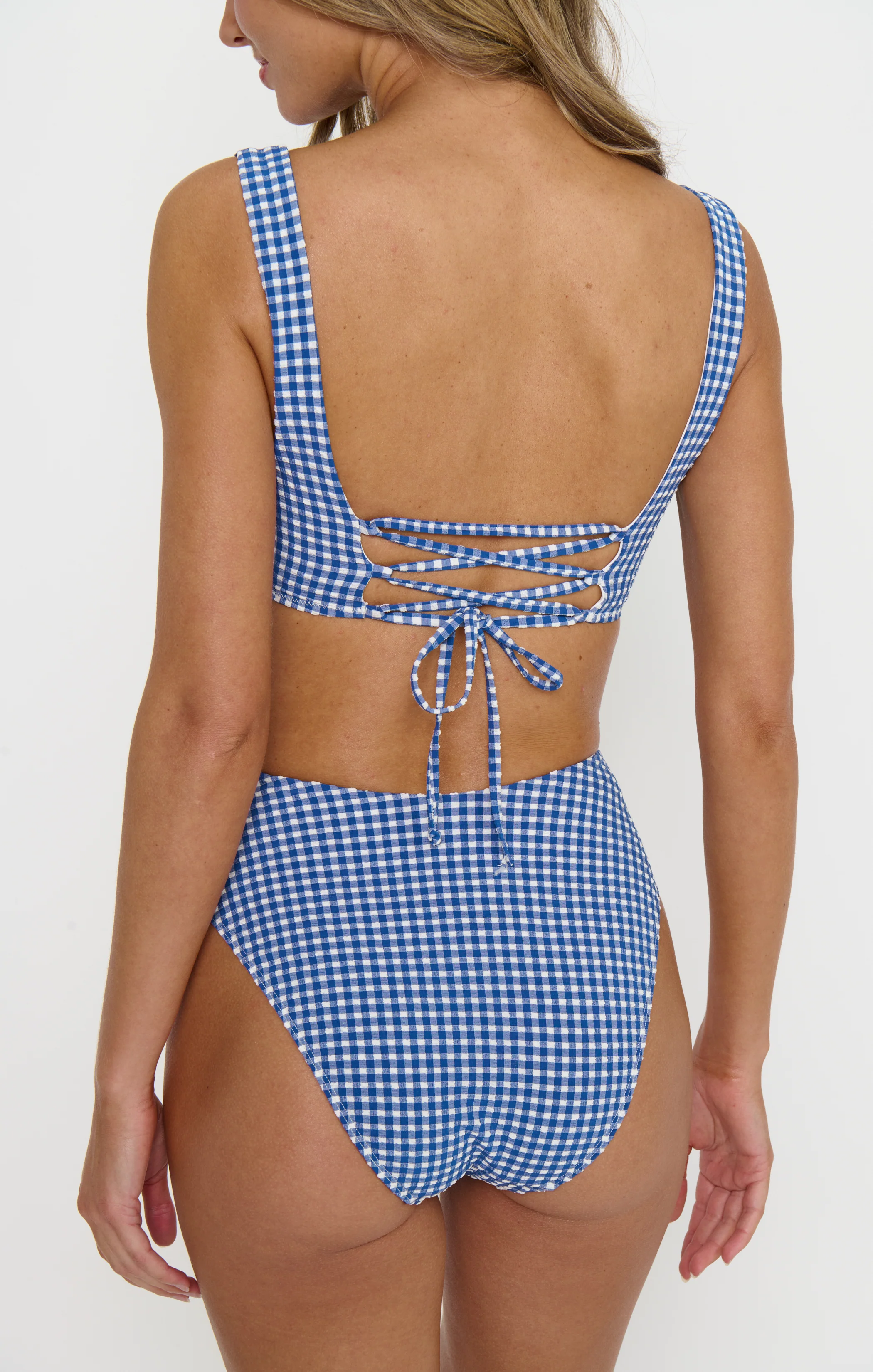 Montauk Bottom ~ Blueberry Gingham - Image 9