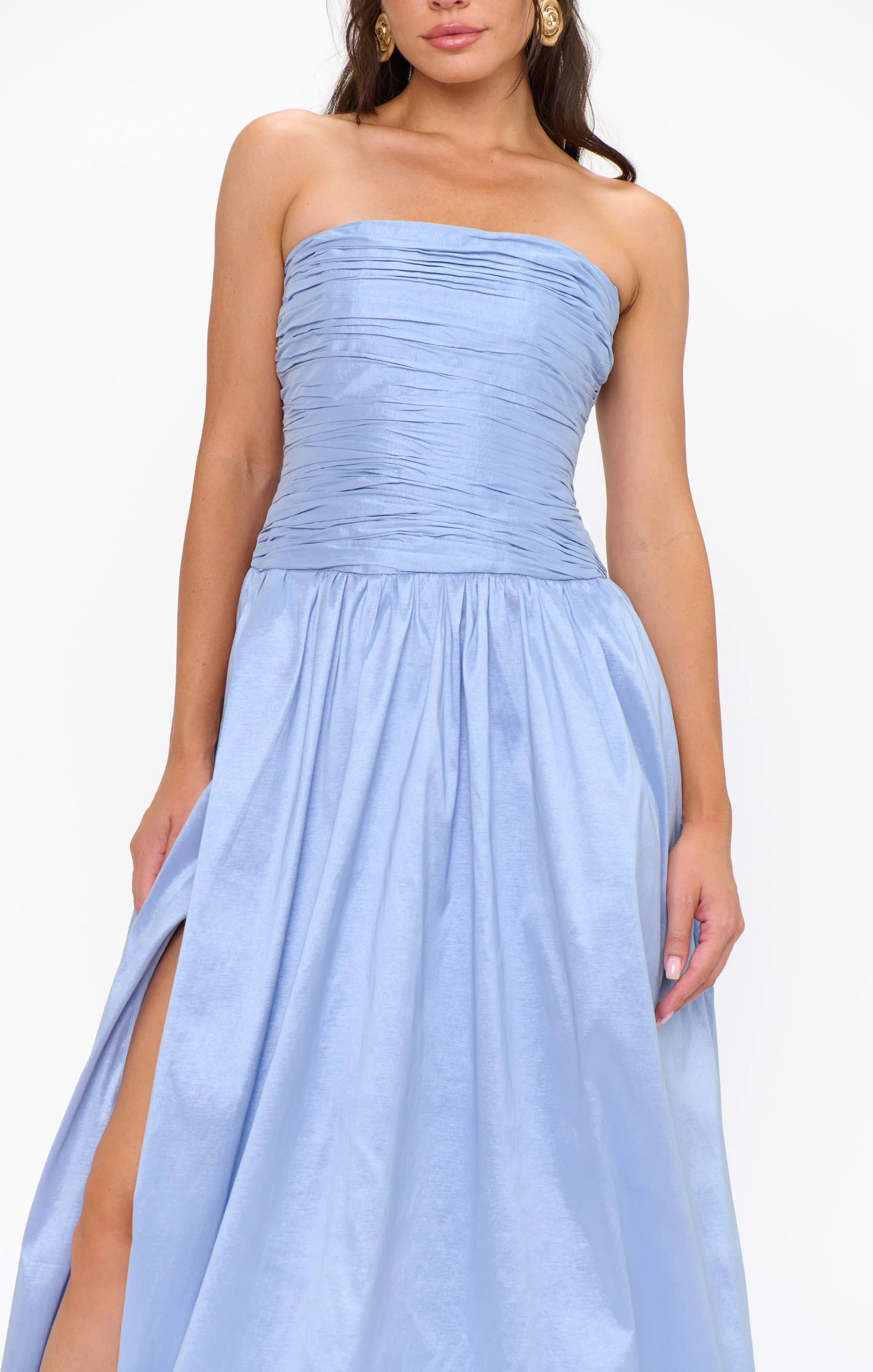 Morgan Maxi Dress ~ Borrowed Blue Taffeta - Image 6