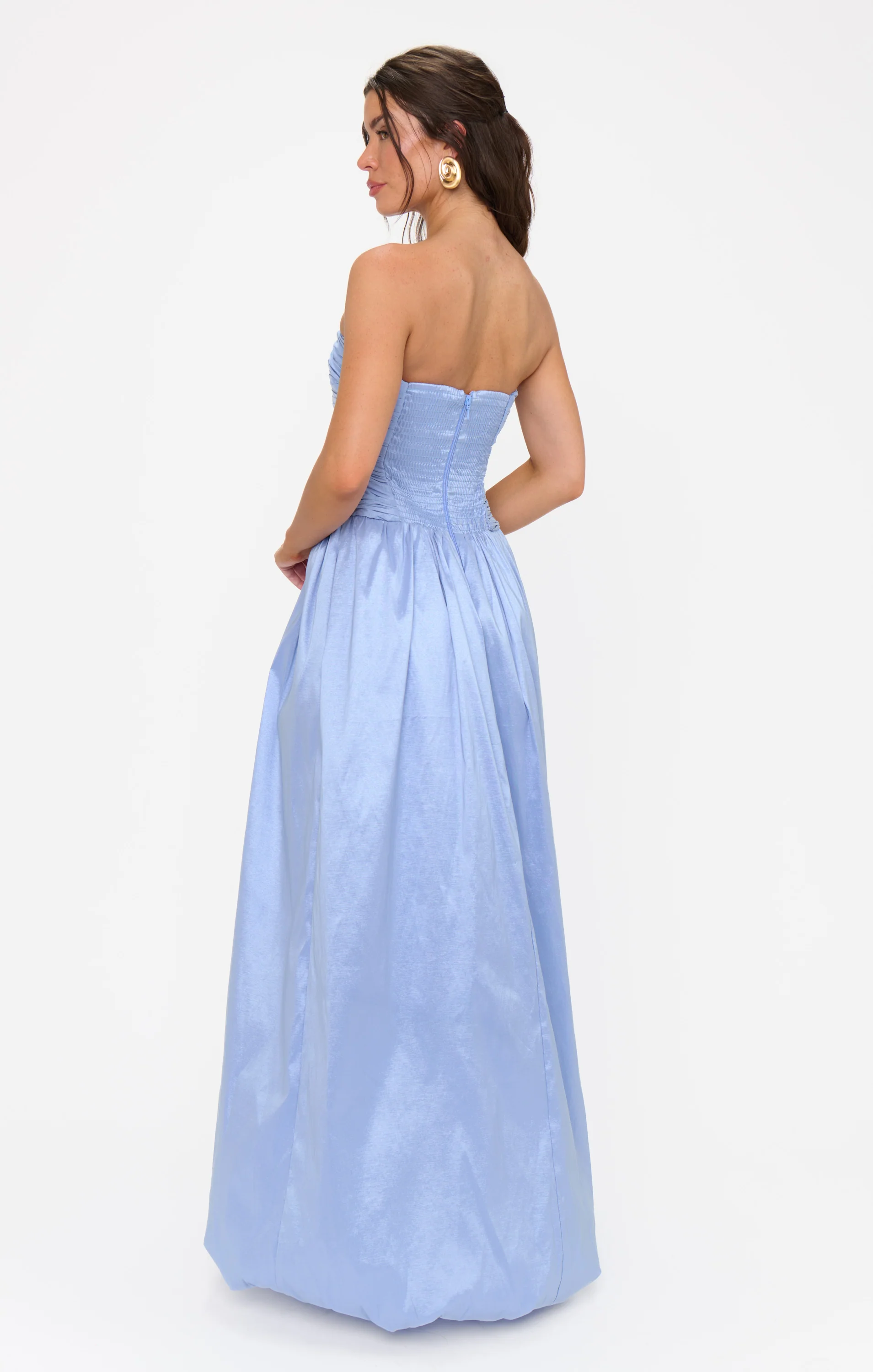 Morgan Maxi Dress ~ Borrowed Blue Taffeta - Image 8