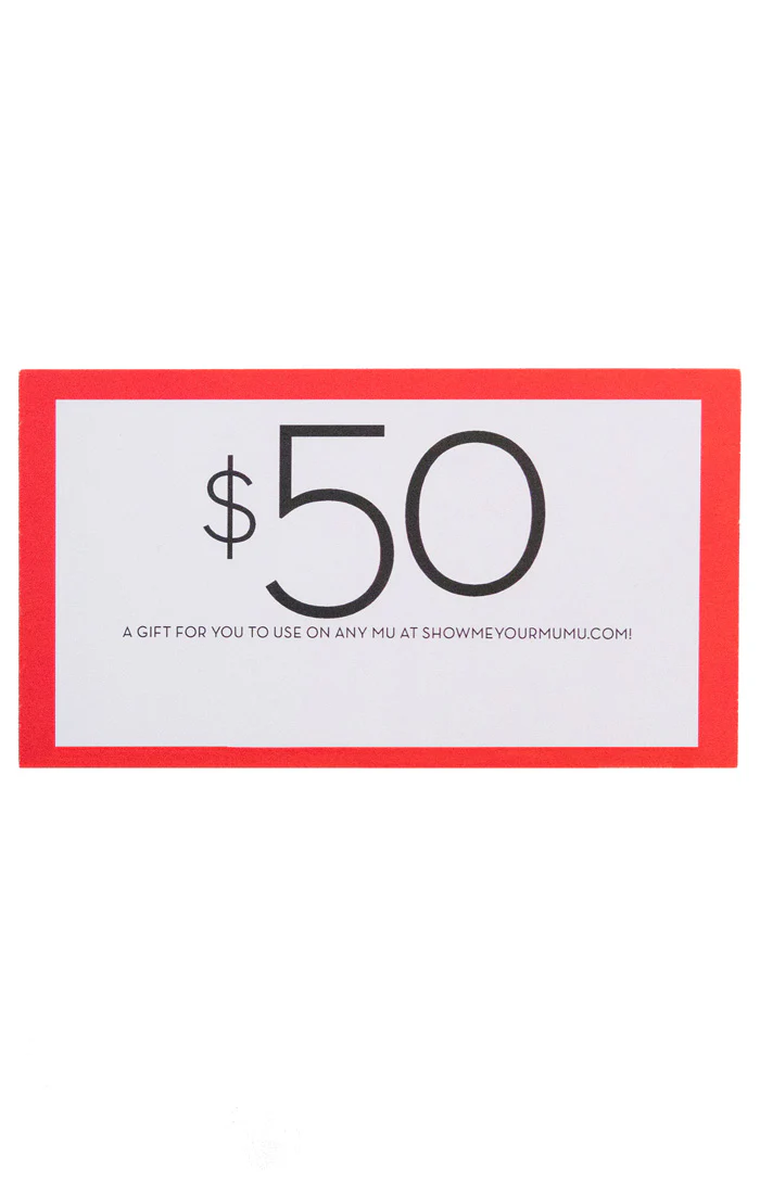 Mumu Gift Card ~ $50 - Image 2