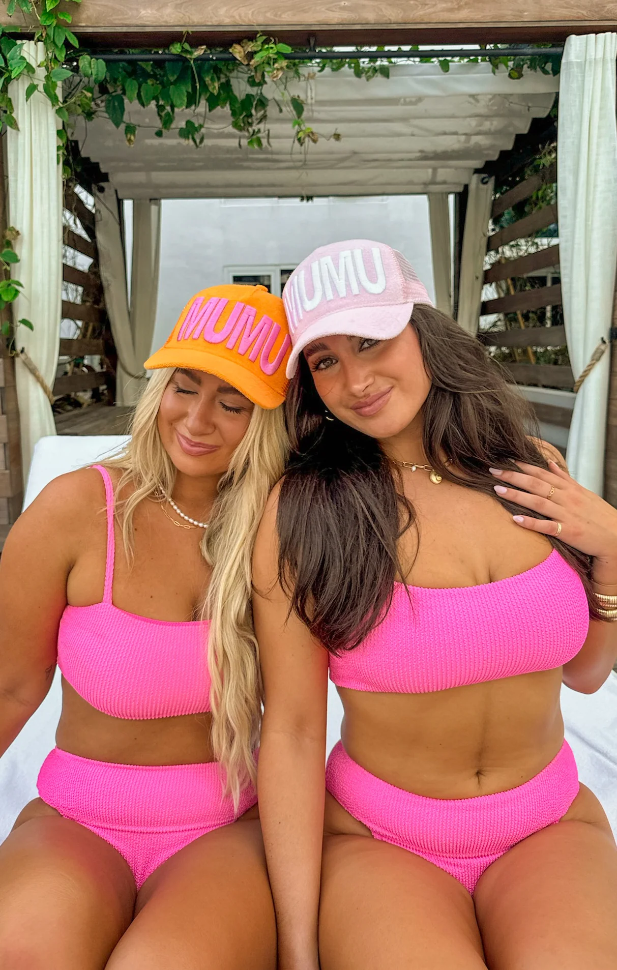 MUMU Terry Trucker Hat ~ Tangerine - Image 14