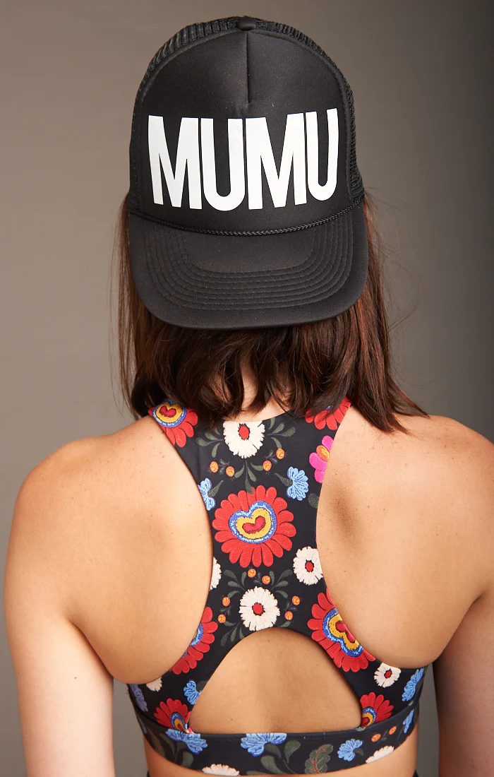 MUMU Trucker Hat ~ Black and White - Image 4