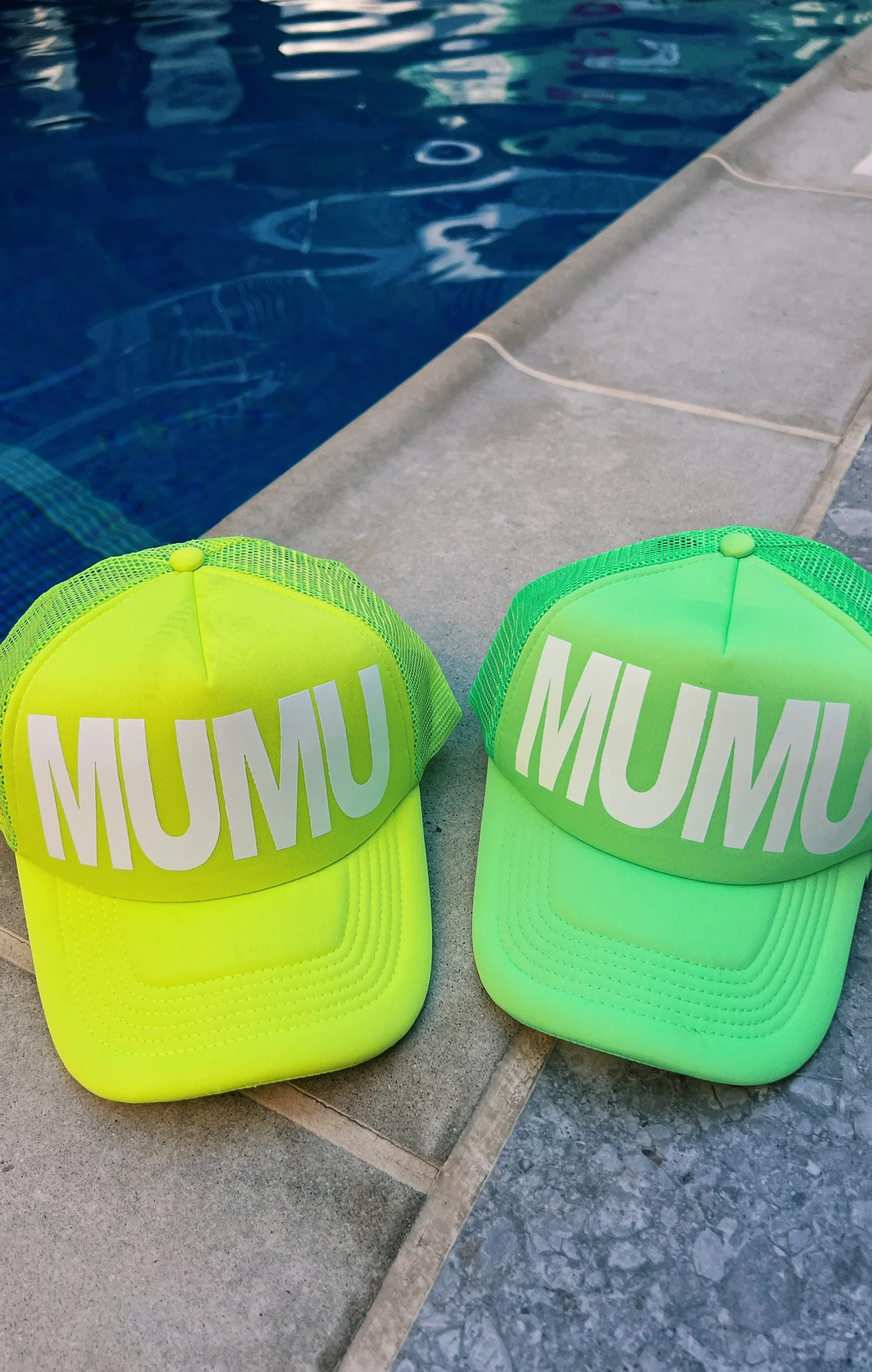 MUMU Trucker Hat ~ Neon Green - Image 4