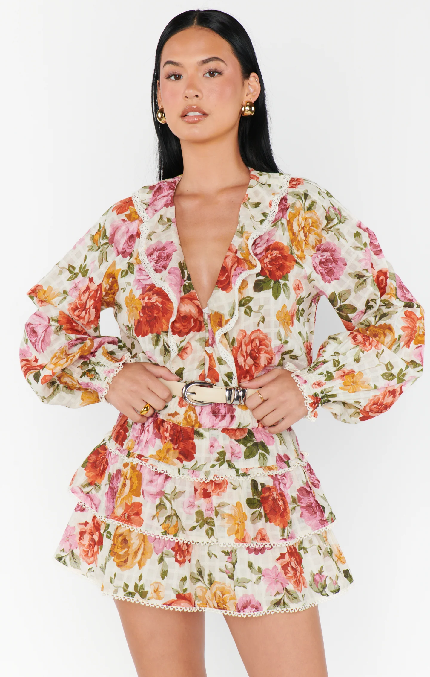 Nat Skort ~ Ivory Hillside Floral - Image 8