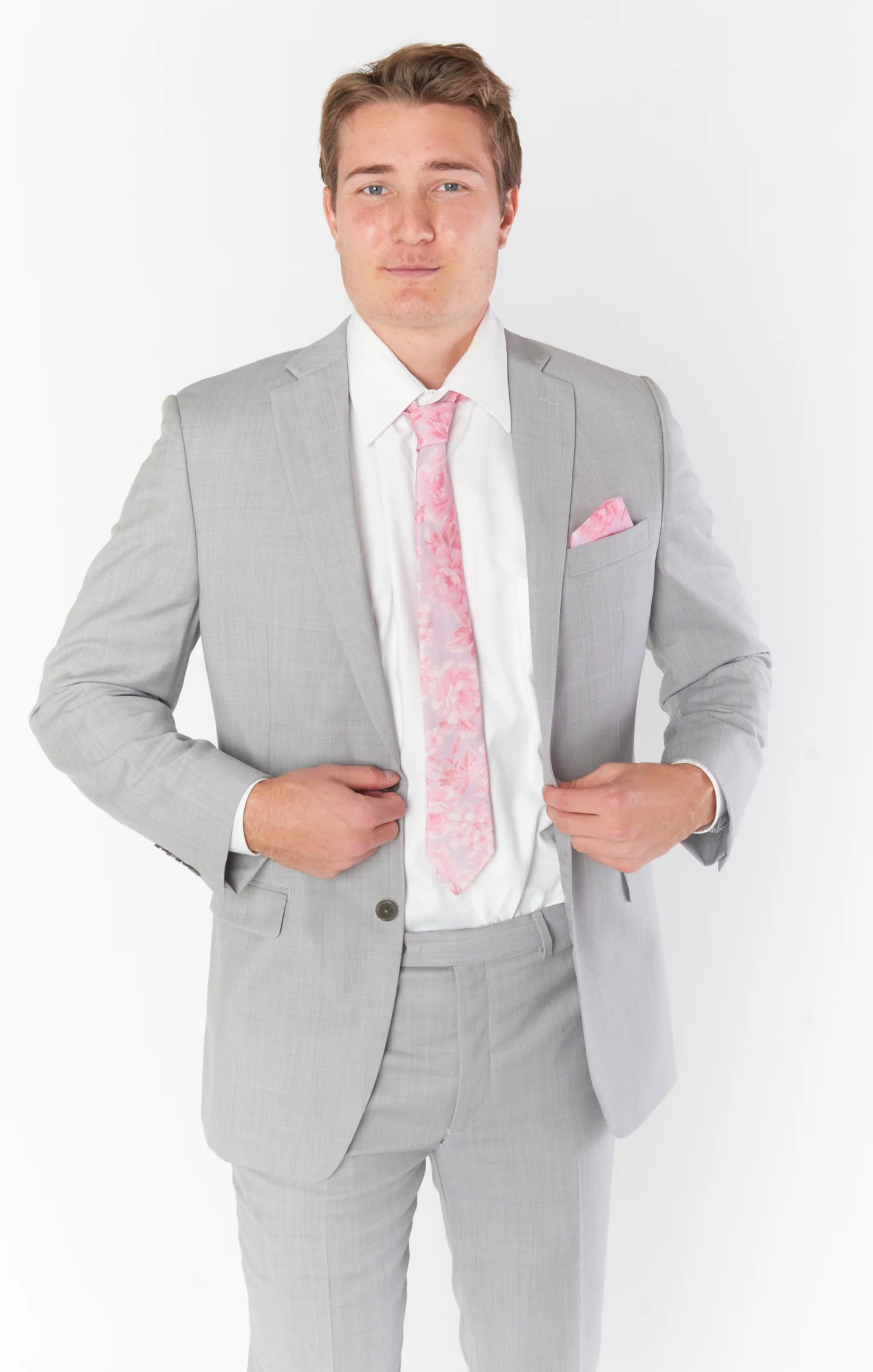 Nico Neck Tie ~ Blushing Floral - Image 3