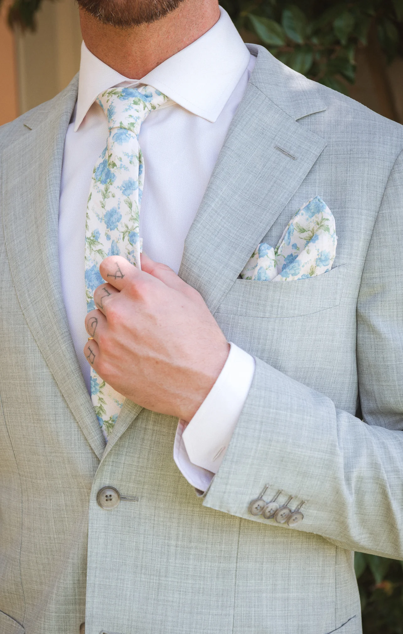 Nico Neck Tie ~ Charming Rose - Image 5