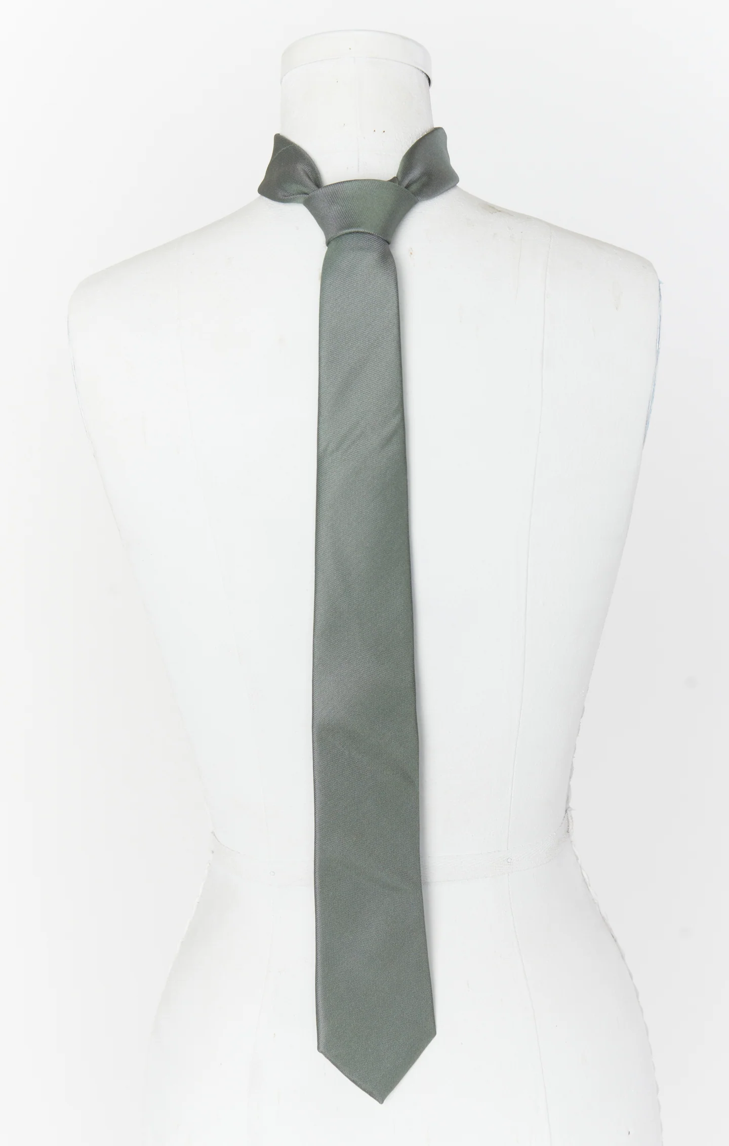 Nico Neck Tie ~ Deep Sage Solid - Image 3