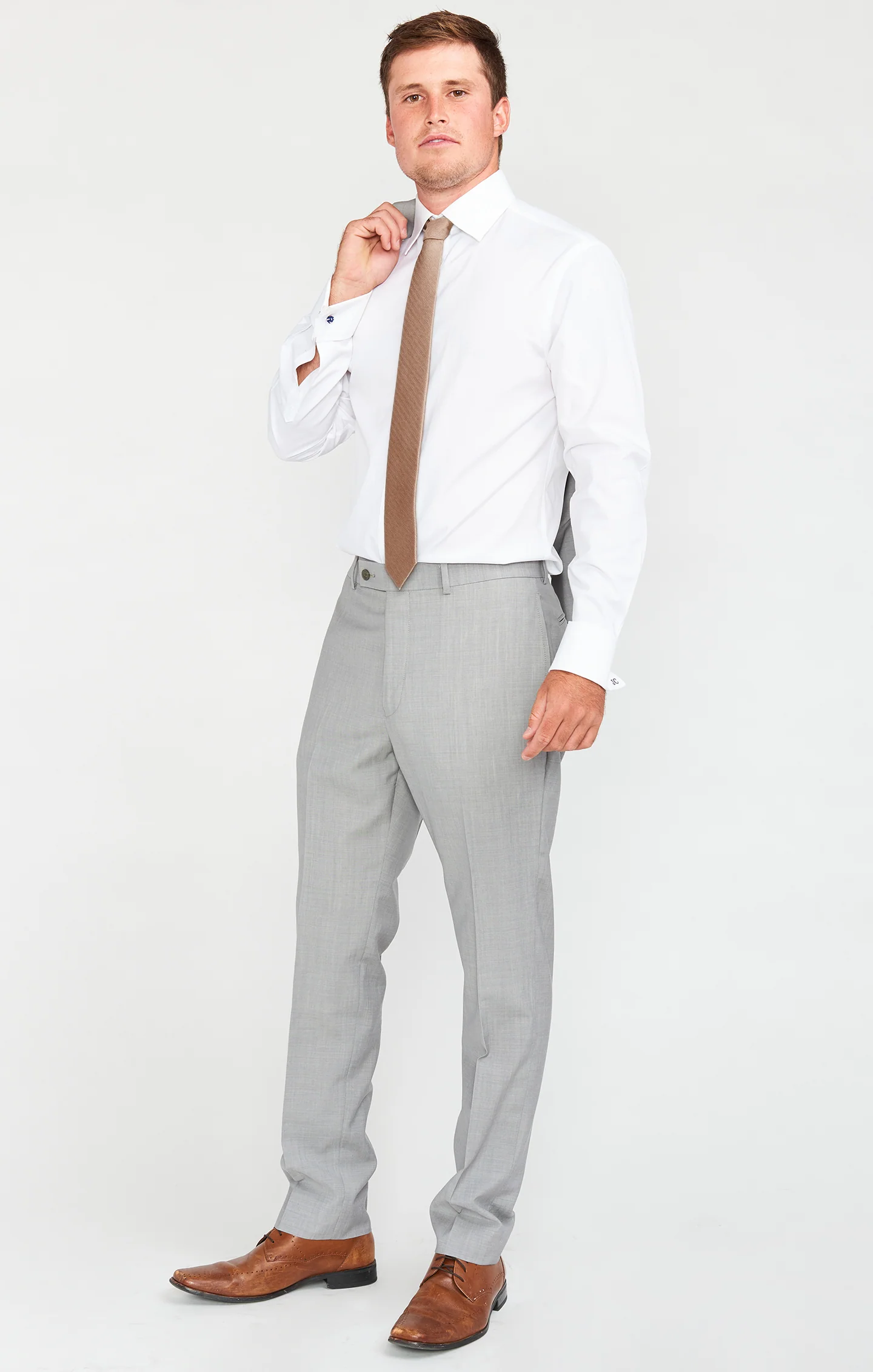 Nico Neck Tie ~ Dune Solid - Image 2