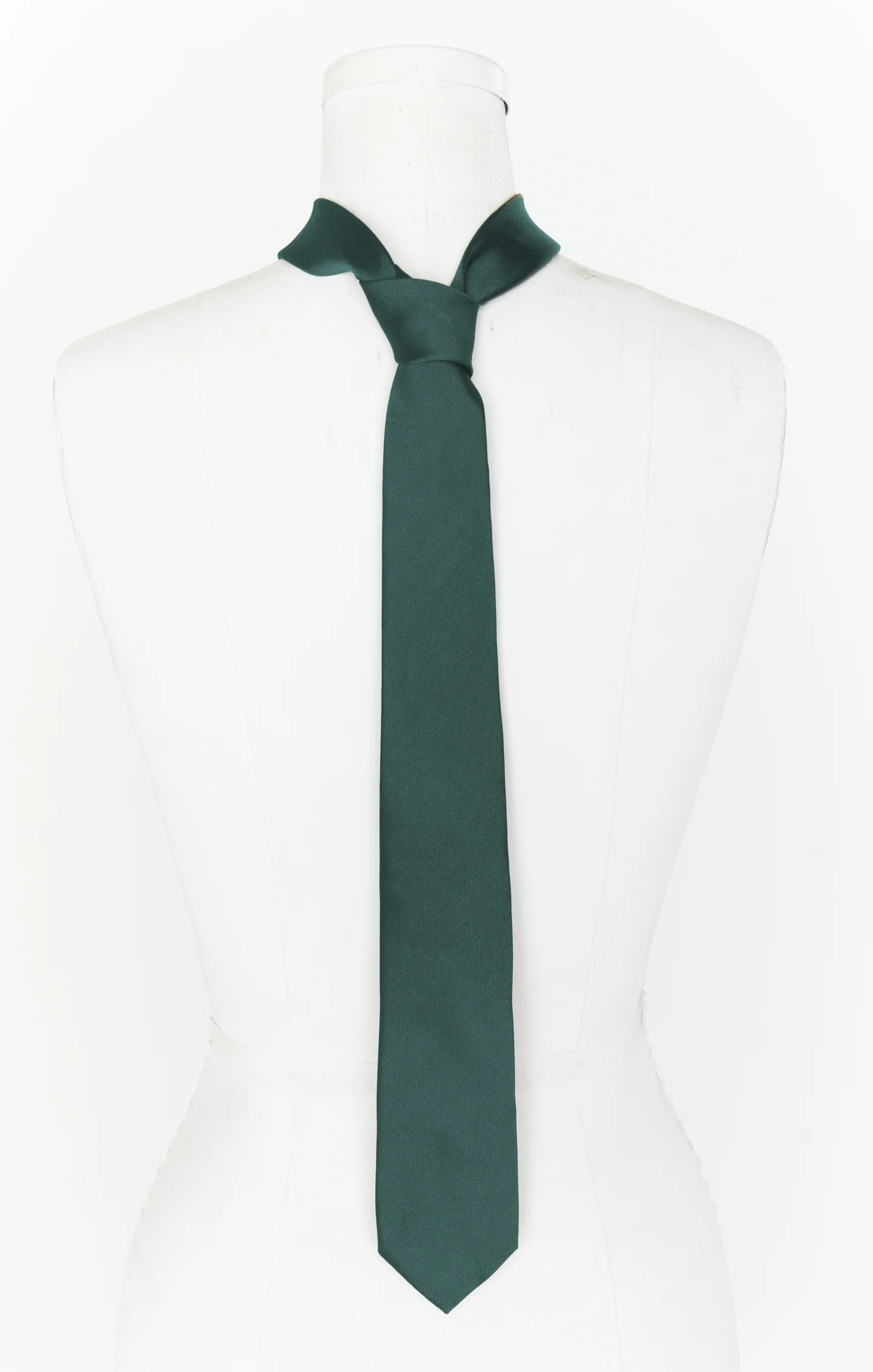Nico Neck Tie ~ Emerald Green Solid - Image 3