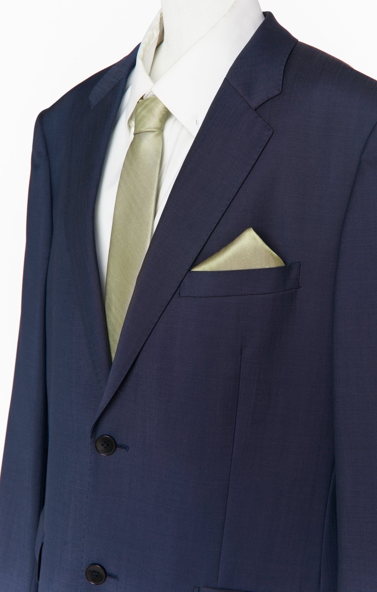 Nico Neck Tie ~ Moss Green Solid - Image 4