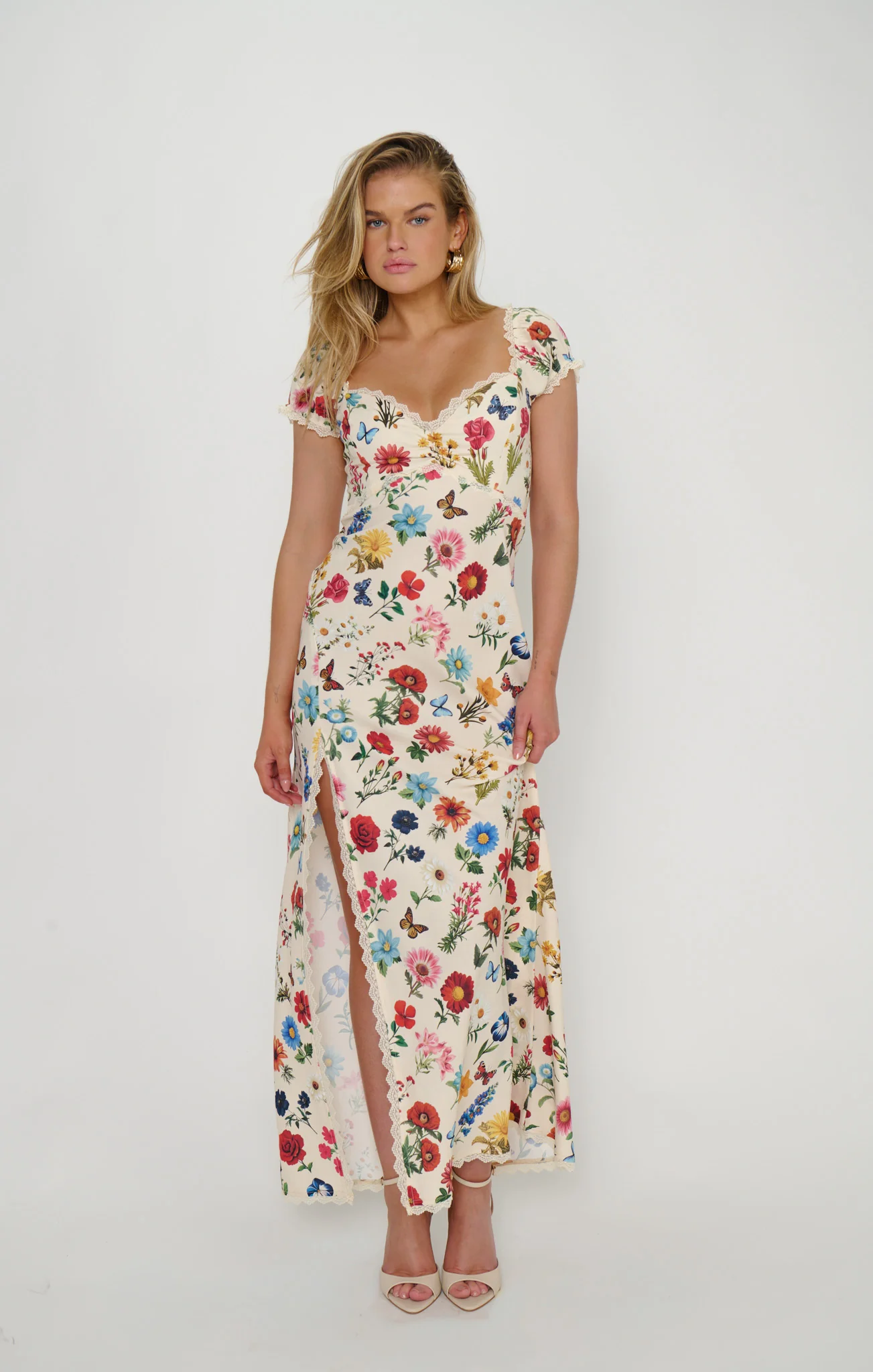 Nicola Dress ~ French Floral - Image 2
