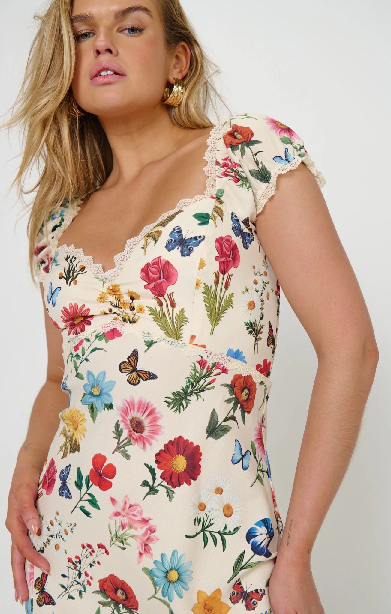 Nicola Dress ~ French Floral - Image 3