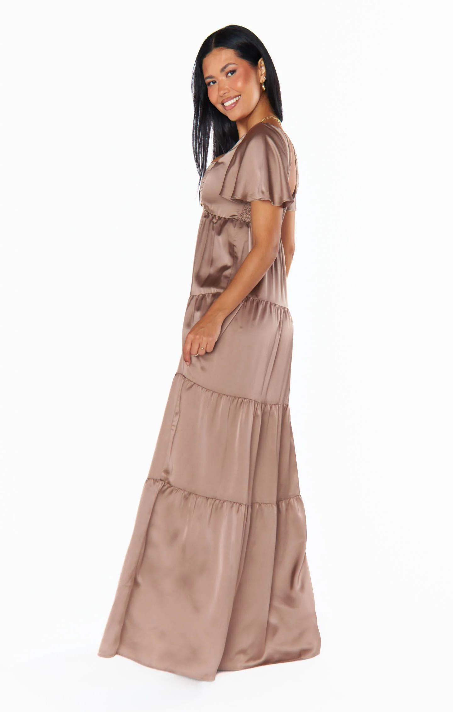 Nicole Maxi Dress ~ Dune Luxe Satin - Image 6