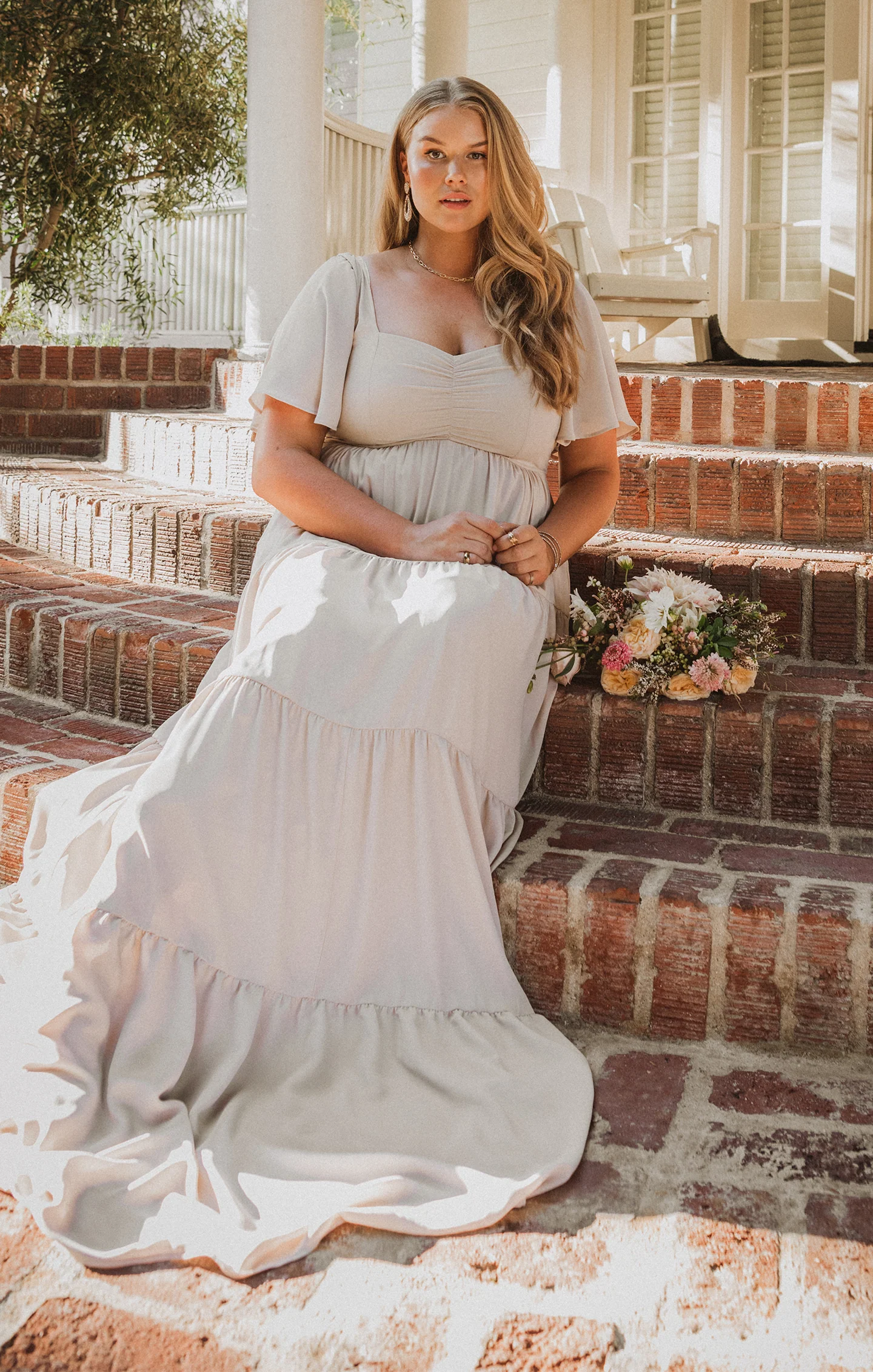 Nicole Maxi Dress ~ Show Me The Ring Crisp - Image 15