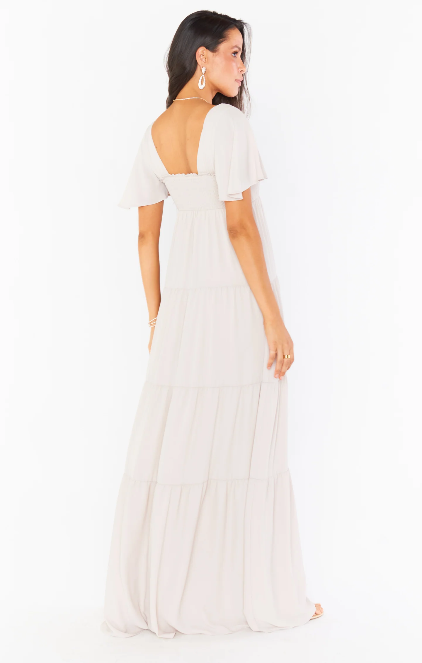 Nicole Maxi Dress ~ Show Me The Ring Crisp - Image 6