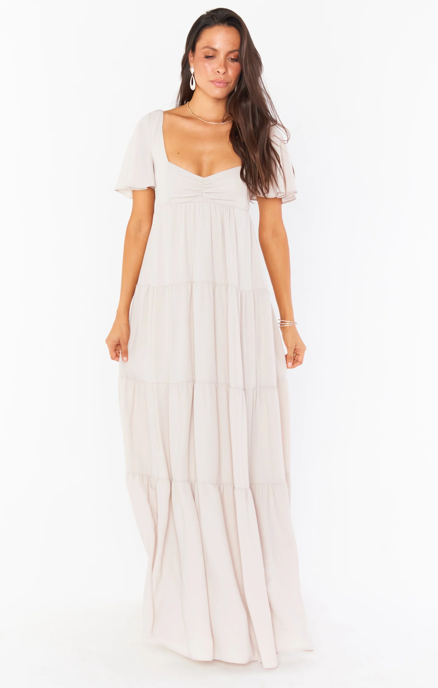 Nicole Maxi Dress ~ Show Me The Ring Crisp - Image 8