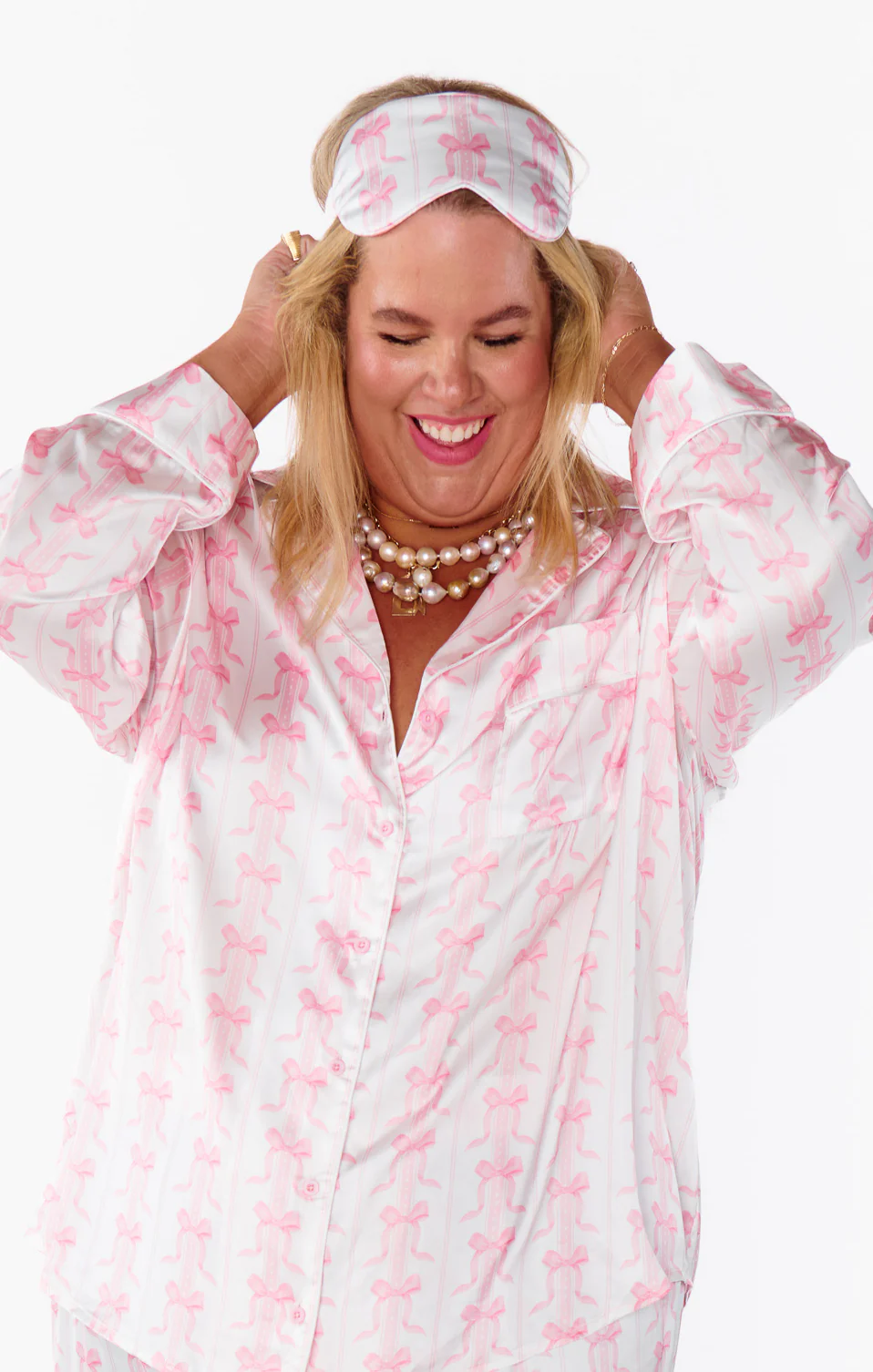 Nighty Night Eye Mask ~ Samantha Bow Silky - Image 2