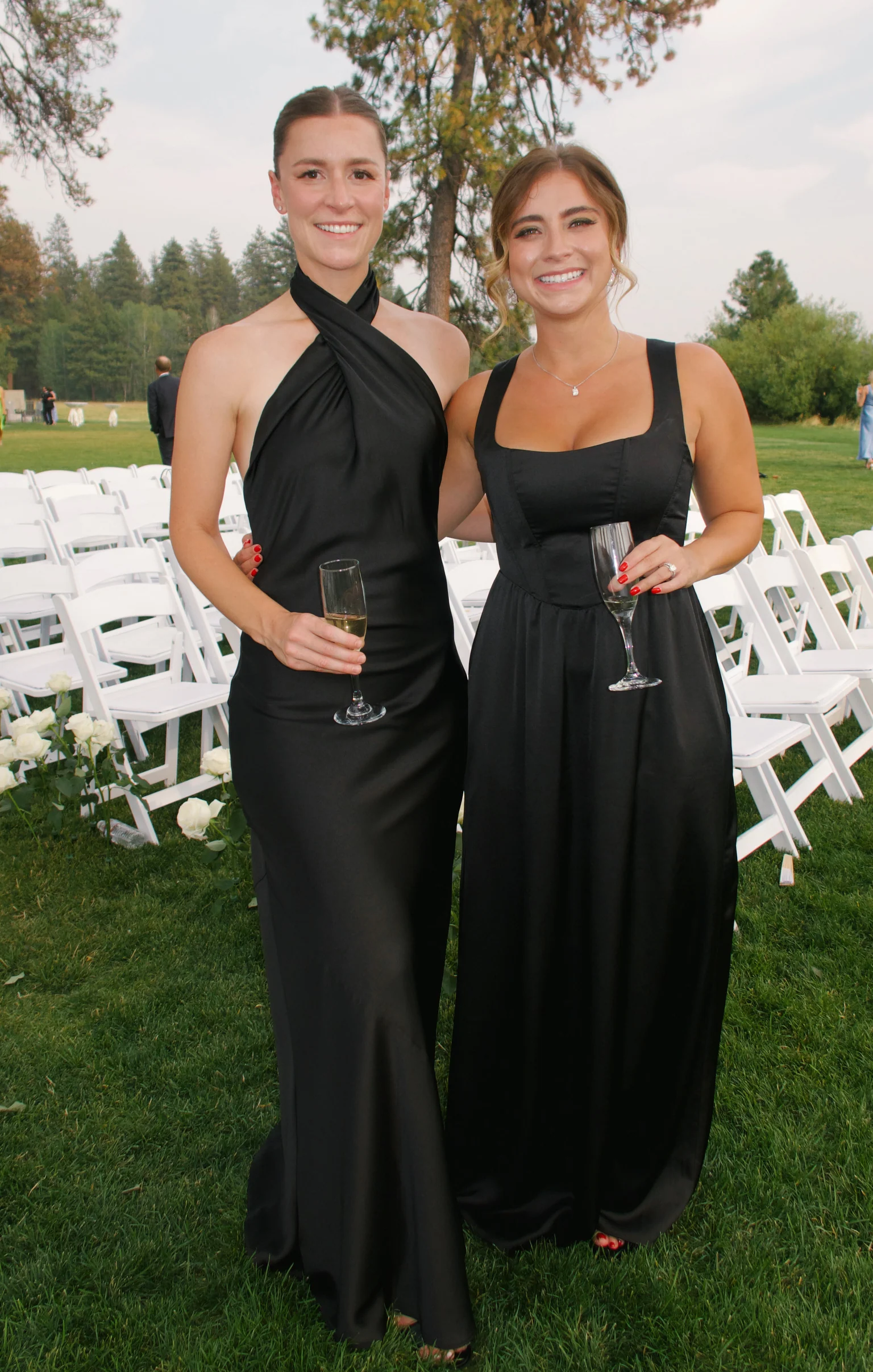 Nina Maxi Dress ~ Black Luxe Satin - Image 5