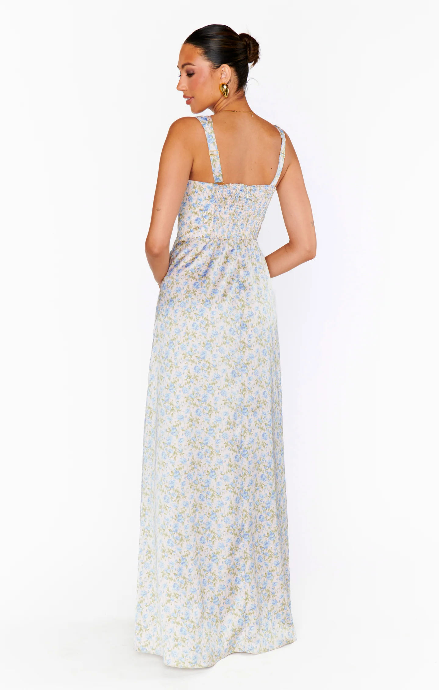 Nina Maxi Dress ~ Charming Rose Luxe Satin - Image 5