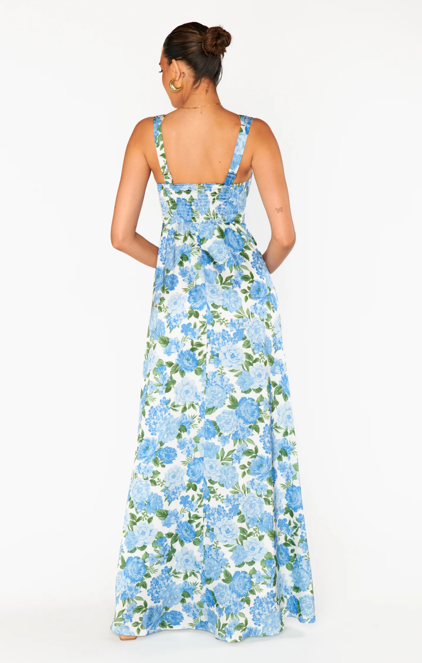 Nina Maxi Dress ~ Cottage Floral Blue - Image 10