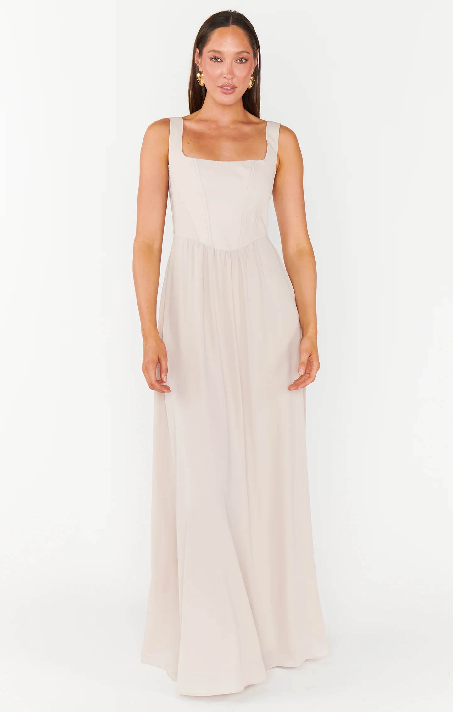 Nina Maxi Dress ~ Show Me the Ring Crisp - Image 10