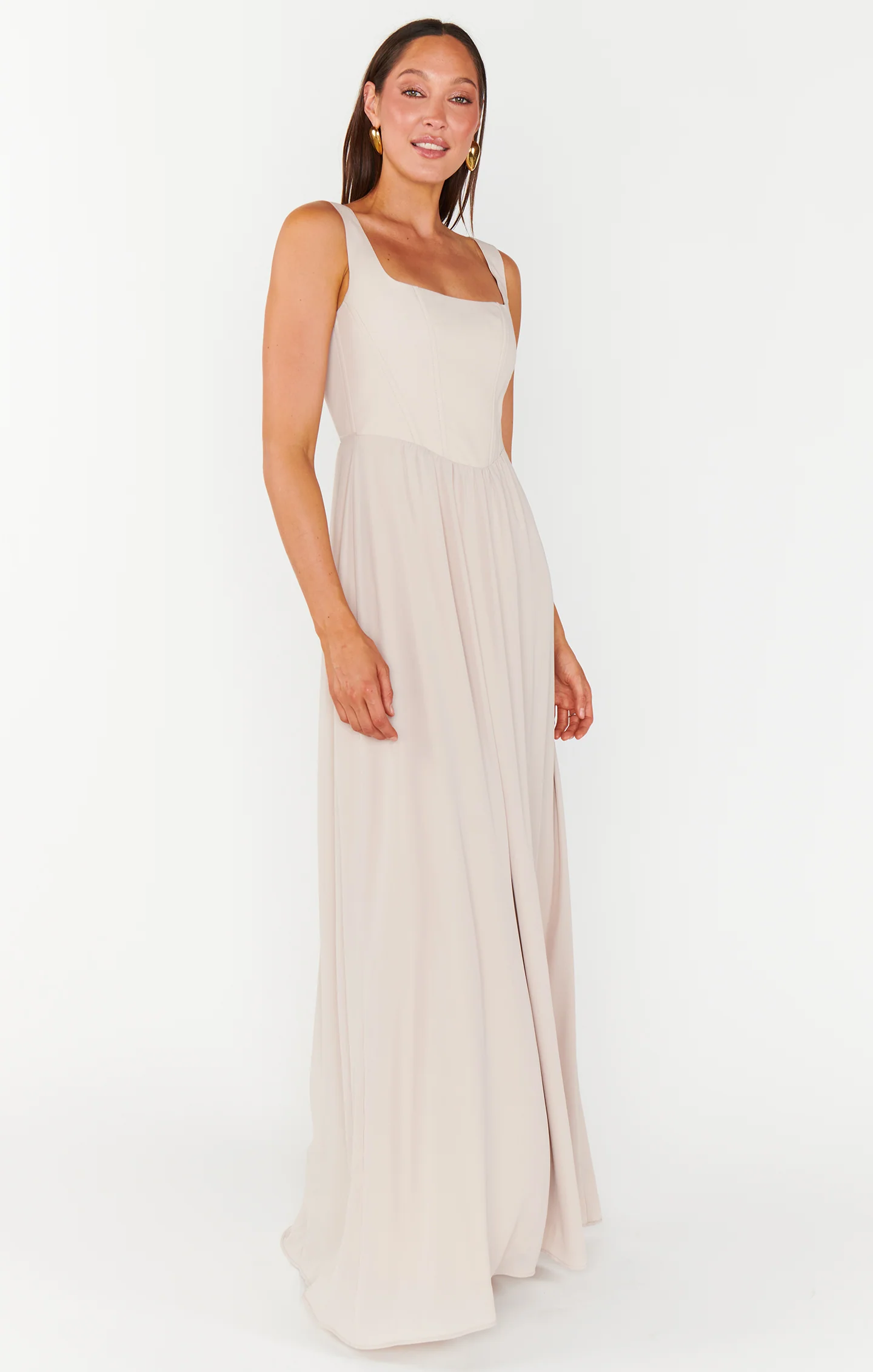 Nina Maxi Dress ~ Show Me the Ring Crisp - Image 8