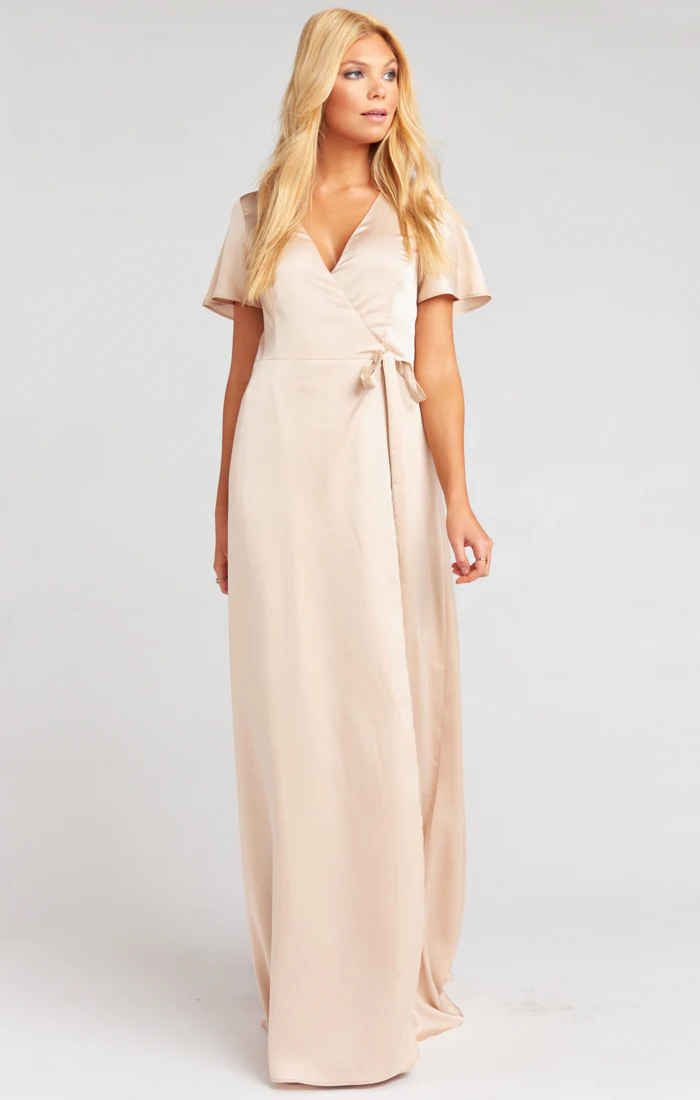 Noelle Flutter Wrap Dress - Image 13