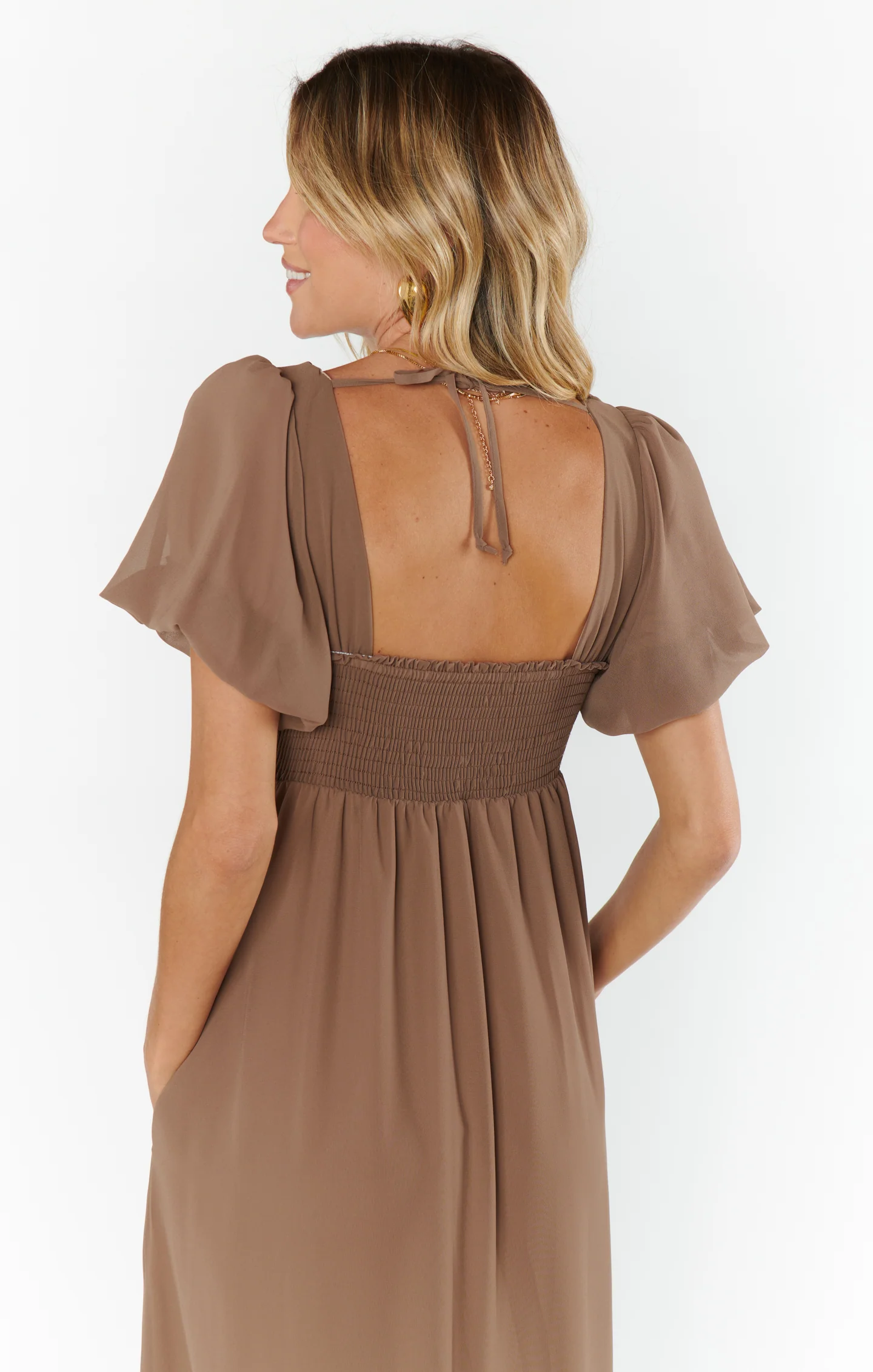 Nora Maxi Dress ~ Dune Chiffon - Image 10