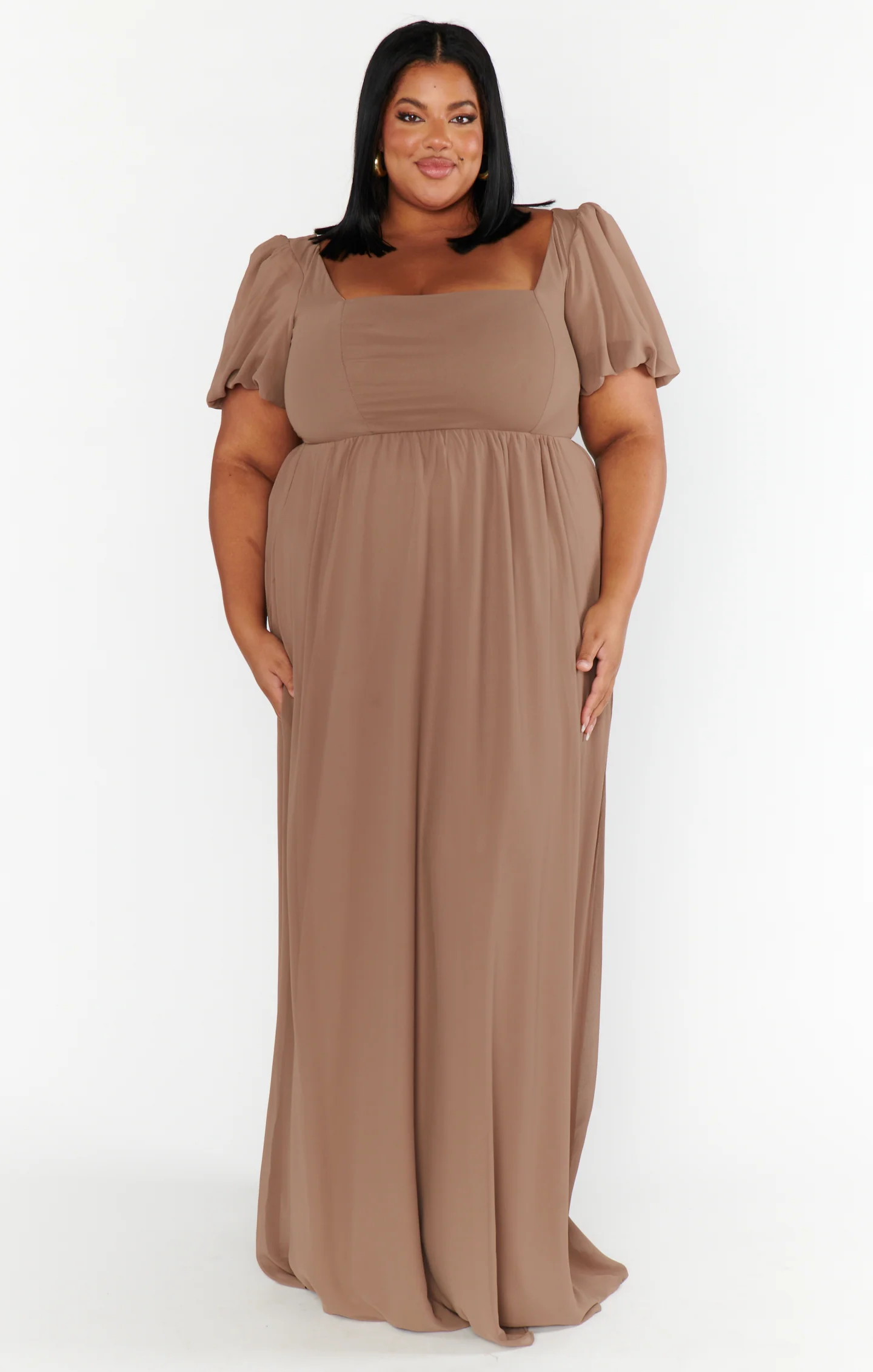 Nora Maxi Dress ~ Dune Chiffon - Image 11