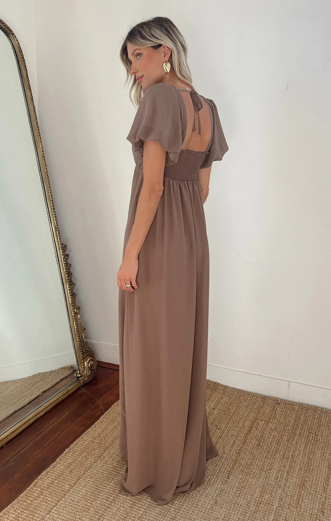 Nora Maxi Dress ~ Dune Chiffon - Image 2