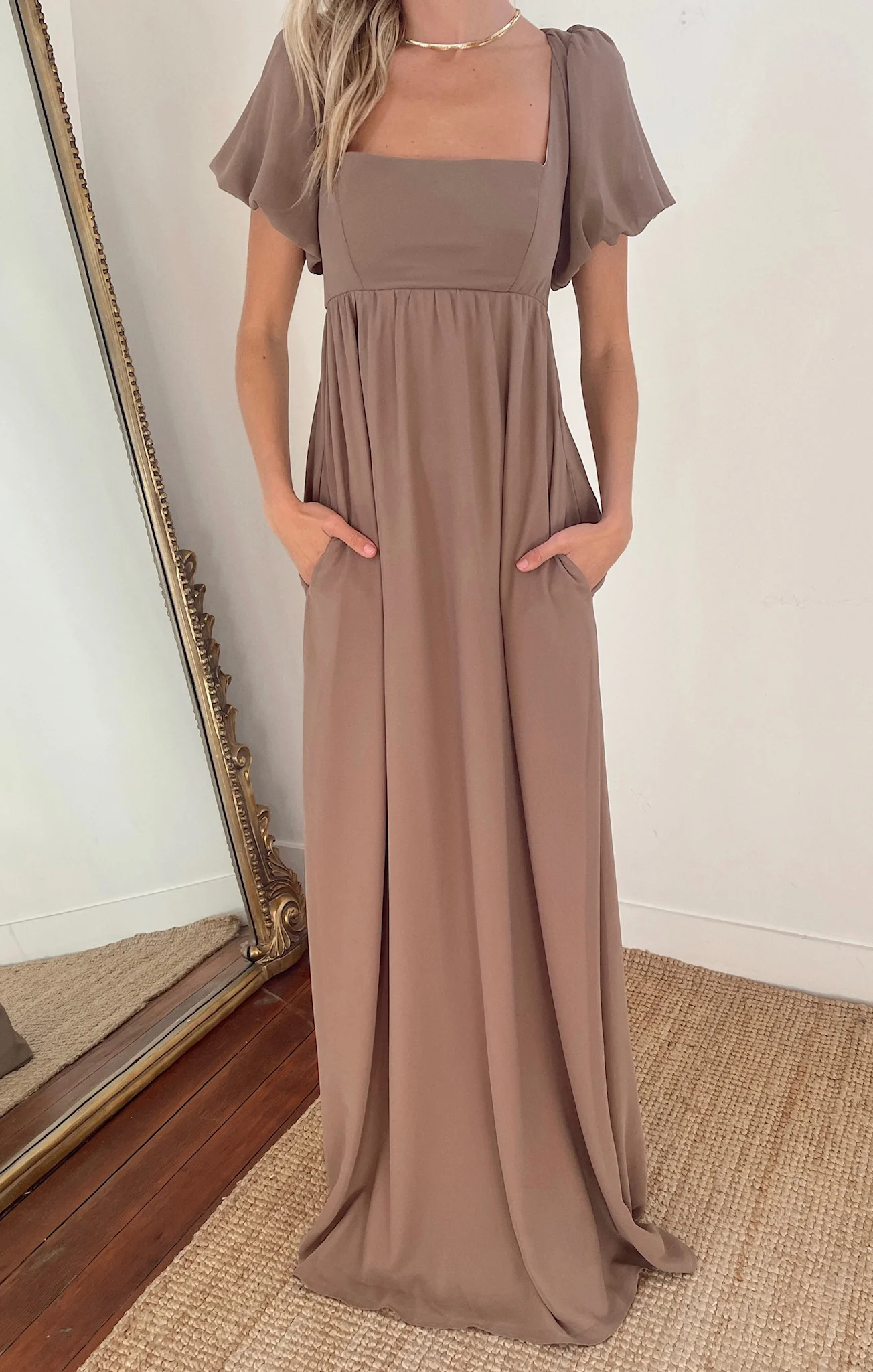 Nora Maxi Dress ~ Dune Chiffon - Image 5